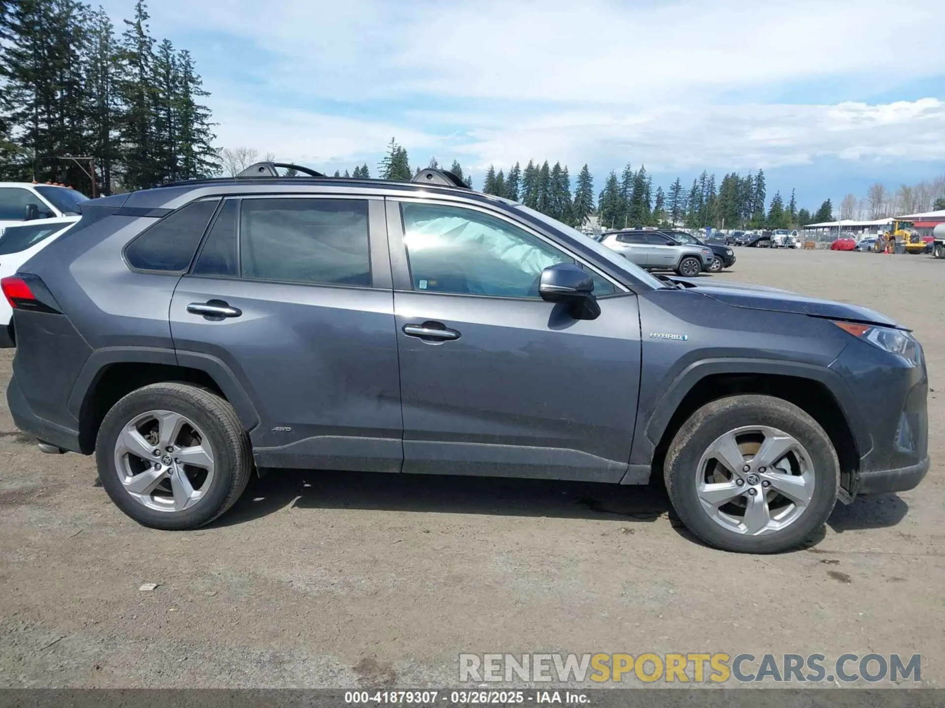 12 fotografías del automóvil dañado 2T3D6RFV7MW022053 TOYOTA RAV4 HYBRID 2021