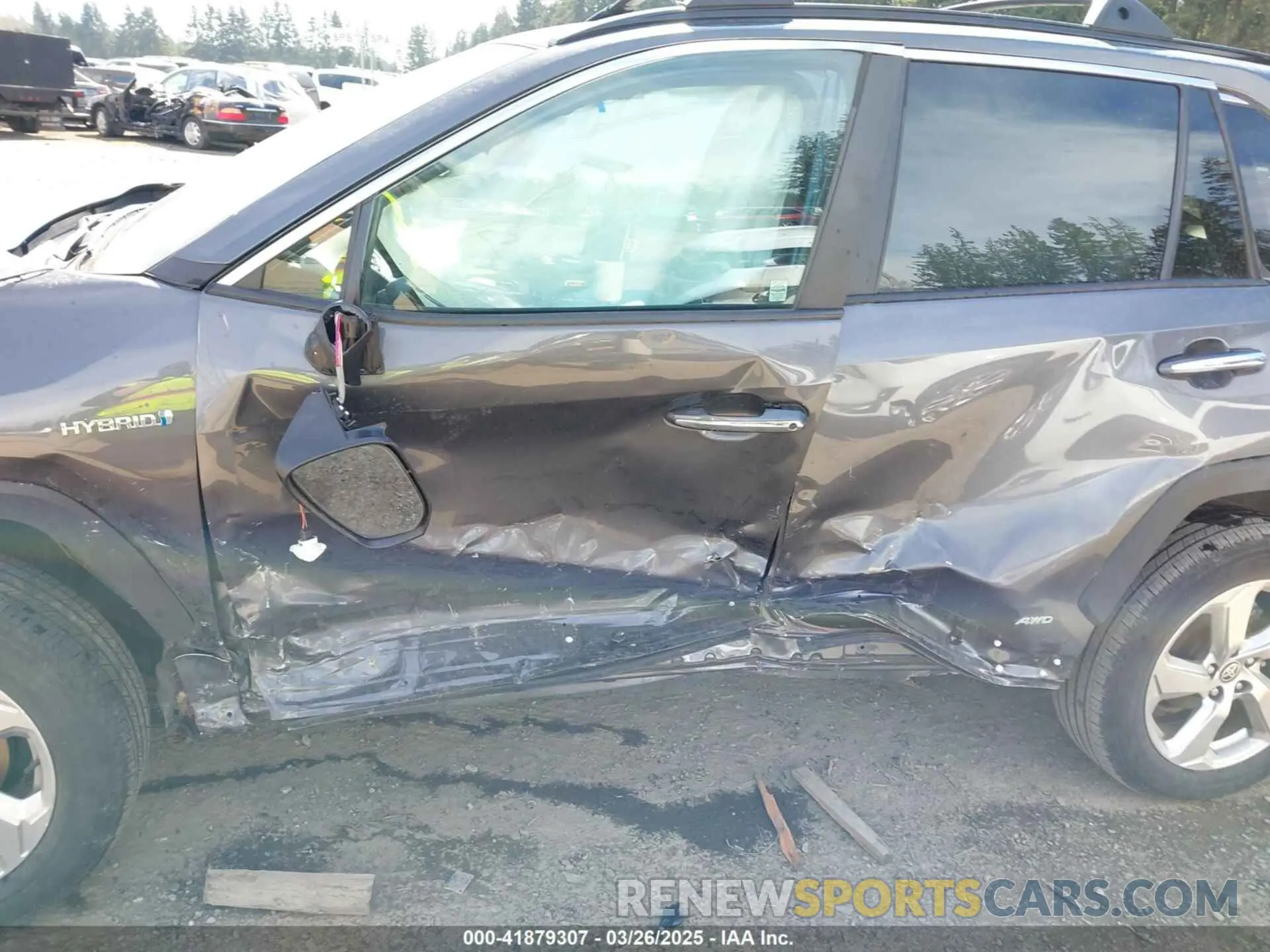 6 fotografías del automóvil dañado 2T3D6RFV7MW022053 TOYOTA RAV4 HYBRID 2021