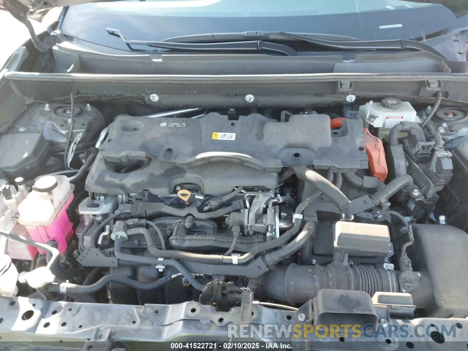 10 fotografías del automóvil dañado 2T3E6RFV0MW003784 TOYOTA RAV4 HYBRID 2021