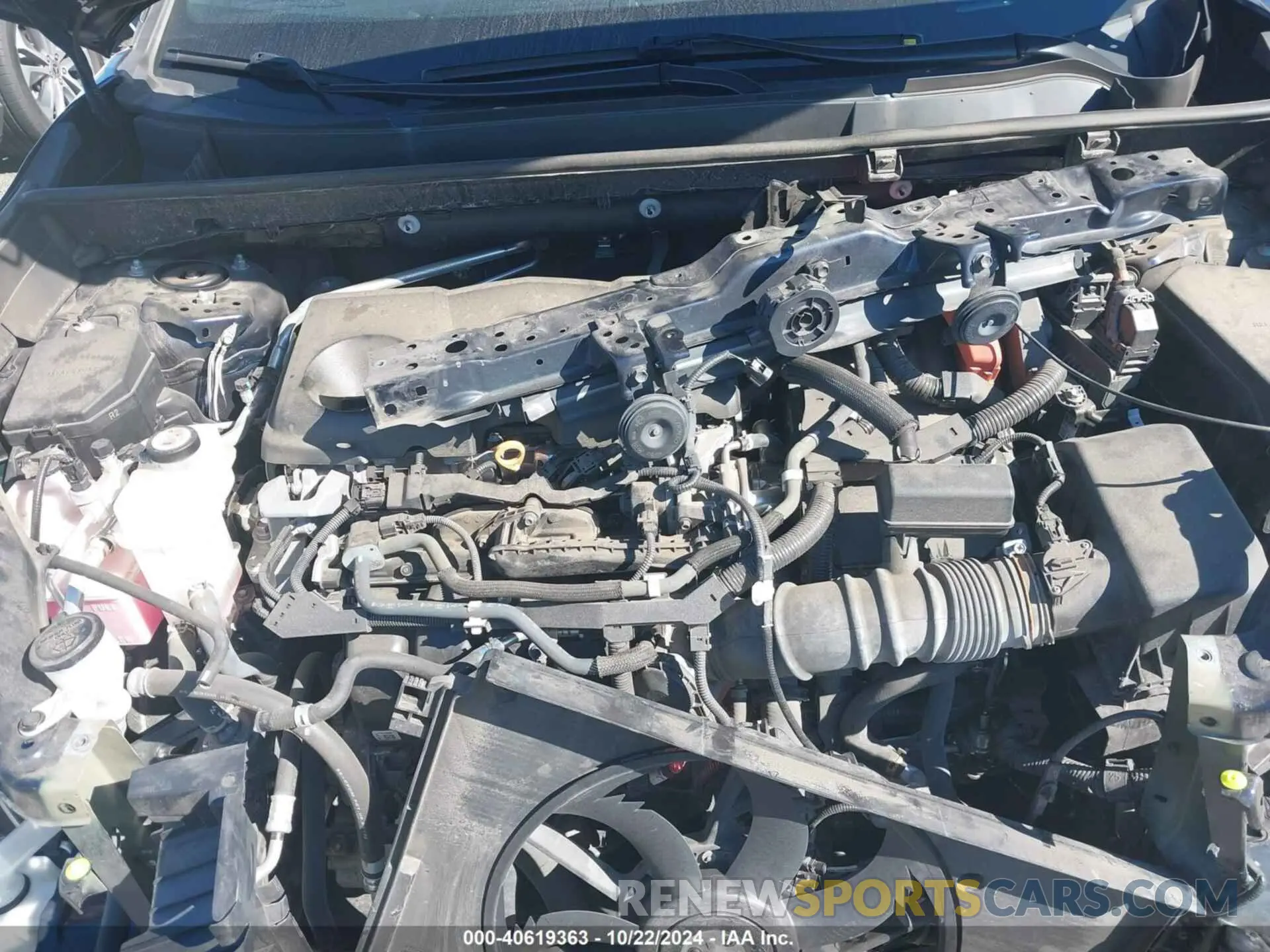 10 fotografías del automóvil dañado 2T3E6RFV1MW006614 TOYOTA RAV4 HYBRID 2021