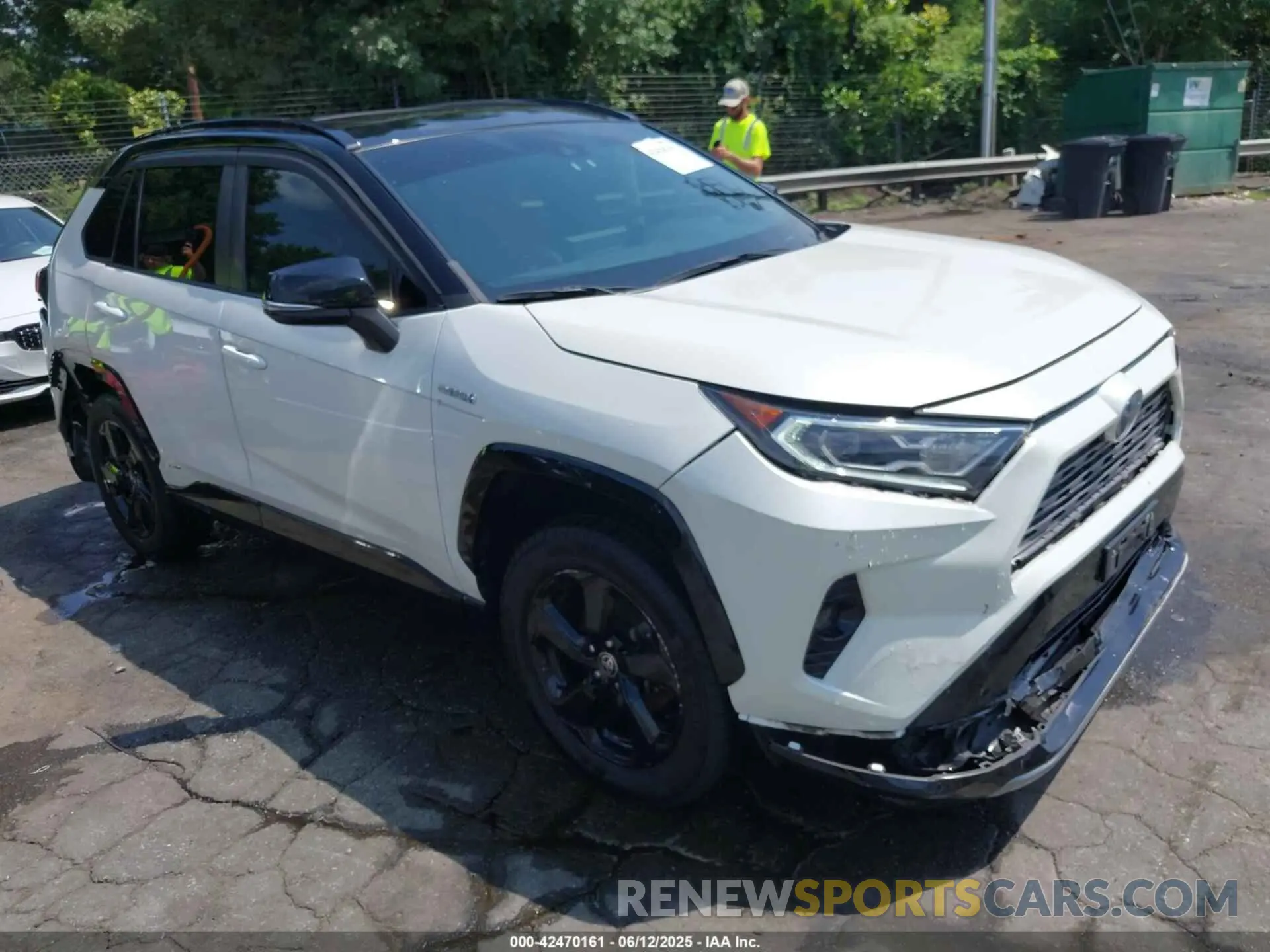 1 fotografías del automóvil dañado 2T3E6RFV1MW027642 TOYOTA RAV4 HYBRID 2021
