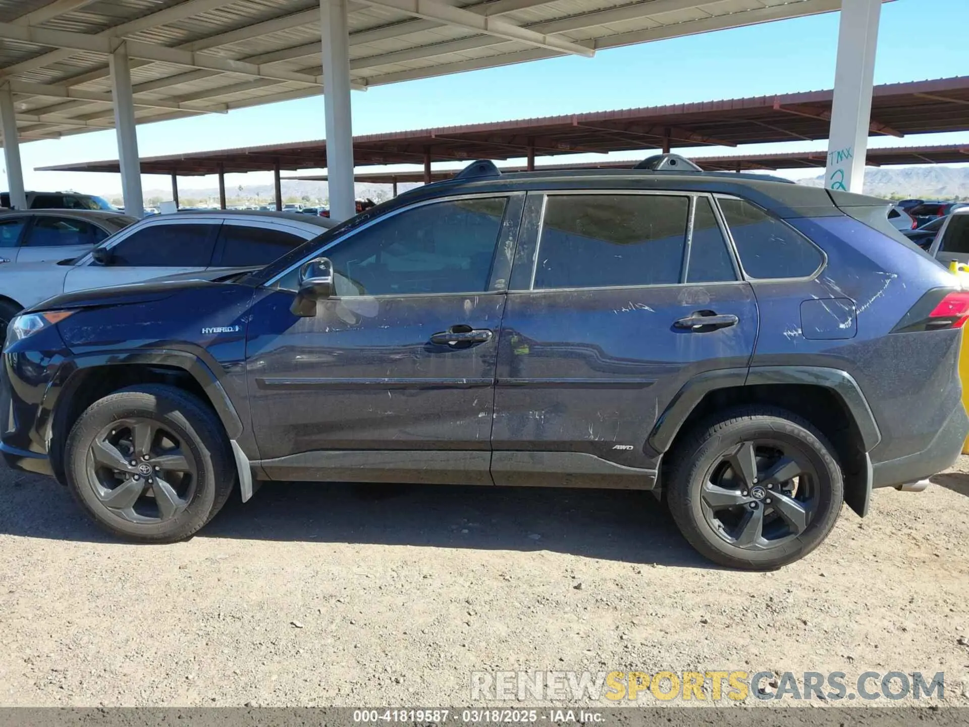 13 fotografías del automóvil dañado 2T3E6RFV2MW003947 TOYOTA RAV4 HYBRID 2021
