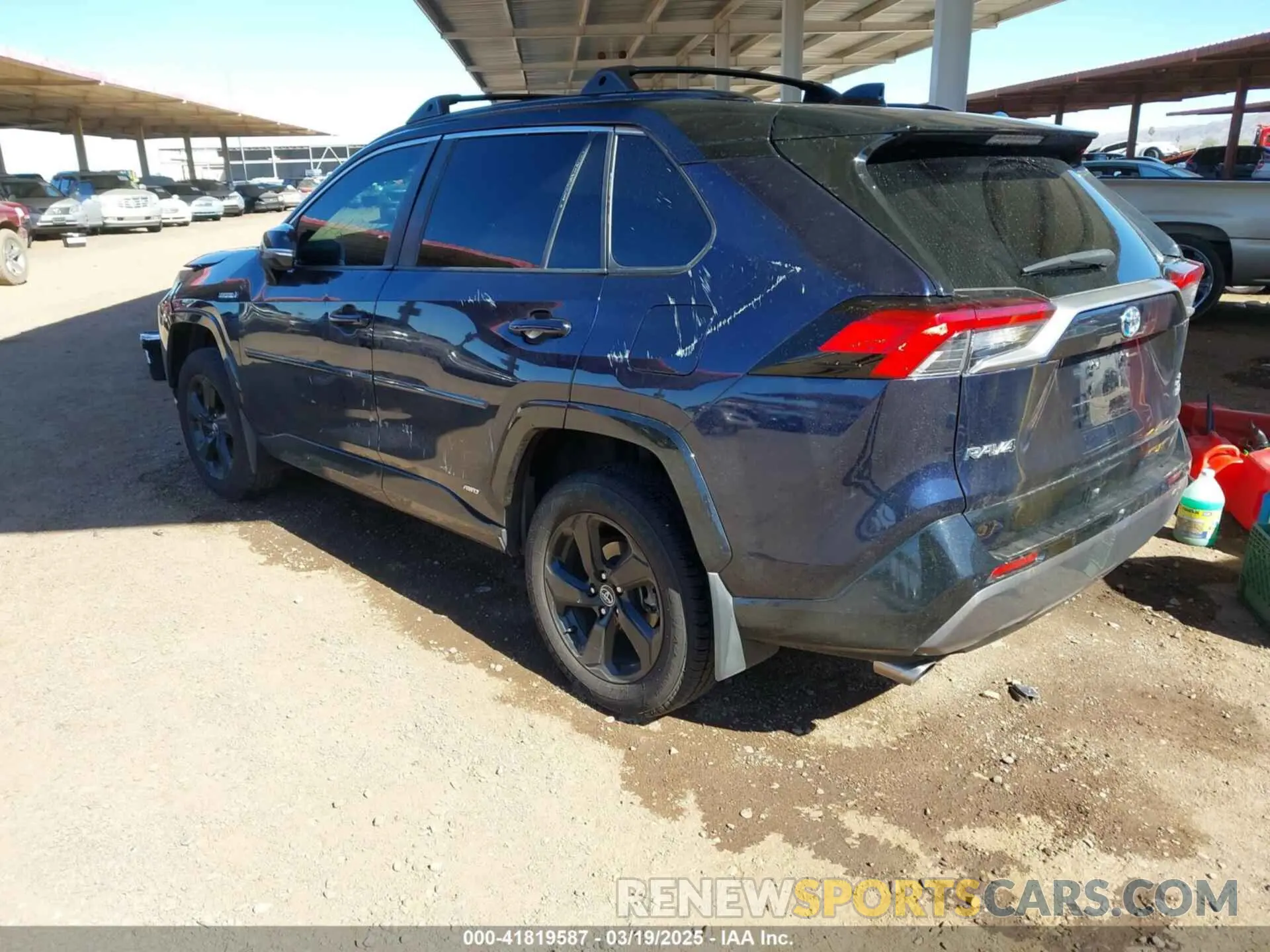 3 fotografías del automóvil dañado 2T3E6RFV2MW003947 TOYOTA RAV4 HYBRID 2021