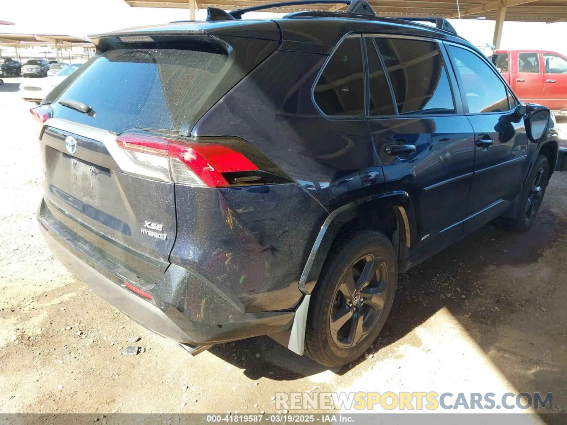 4 fotografías del automóvil dañado 2T3E6RFV2MW003947 TOYOTA RAV4 HYBRID 2021