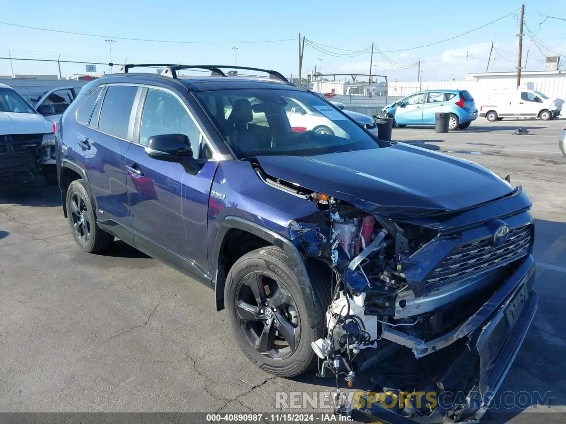 1 fotografías del automóvil dañado 2T3E6RFV5MW015266 TOYOTA RAV4 HYBRID 2021