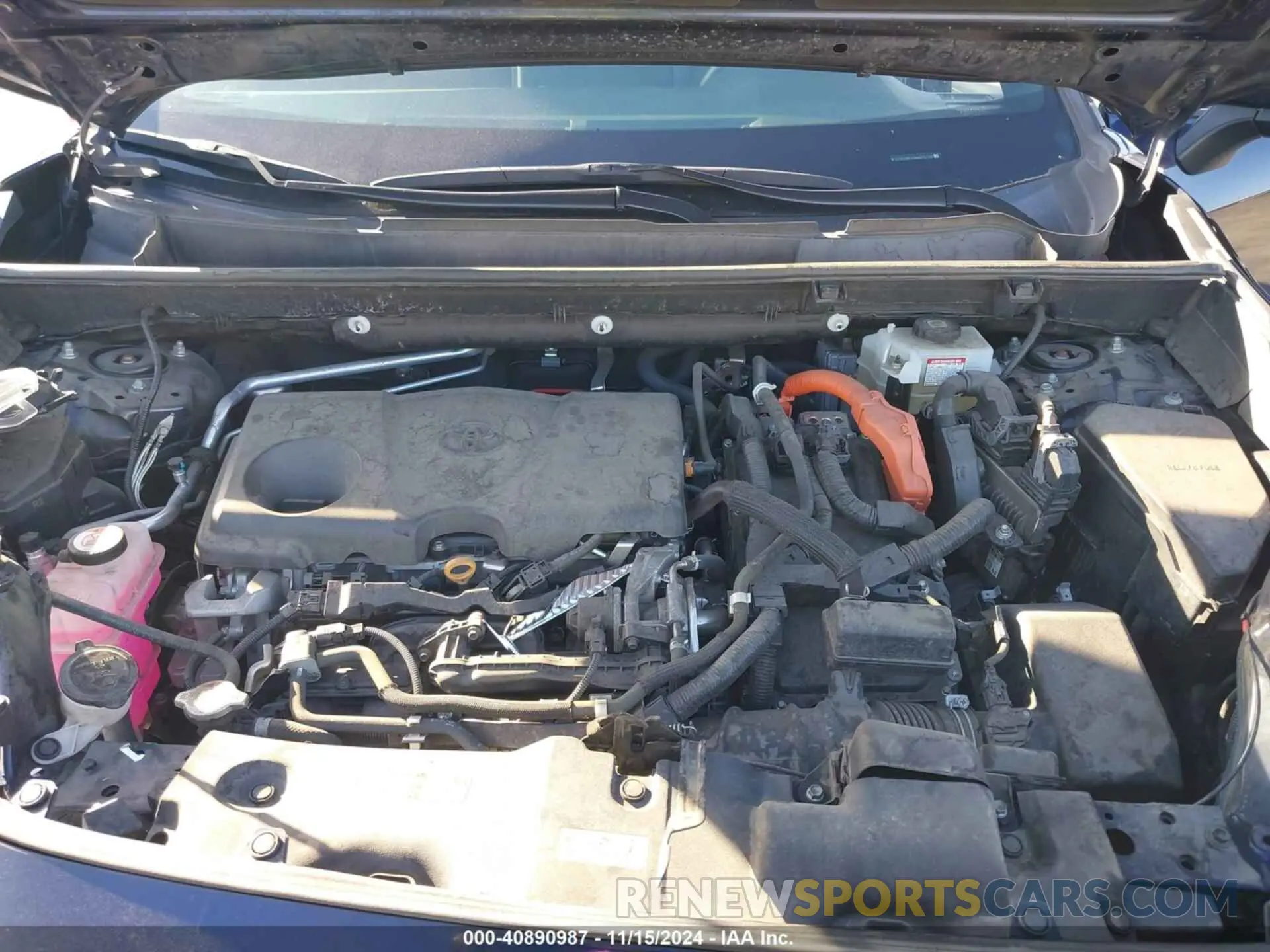 10 fotografías del automóvil dañado 2T3E6RFV5MW015266 TOYOTA RAV4 HYBRID 2021