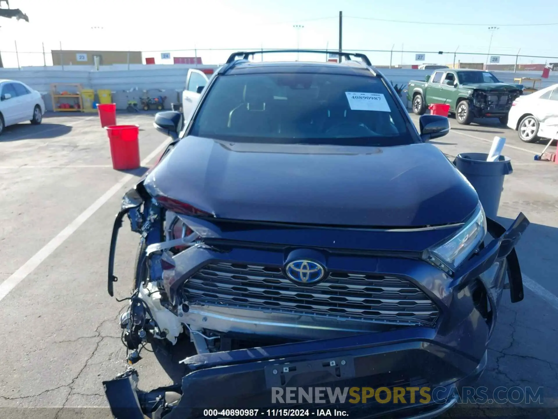 11 fotografías del automóvil dañado 2T3E6RFV5MW015266 TOYOTA RAV4 HYBRID 2021