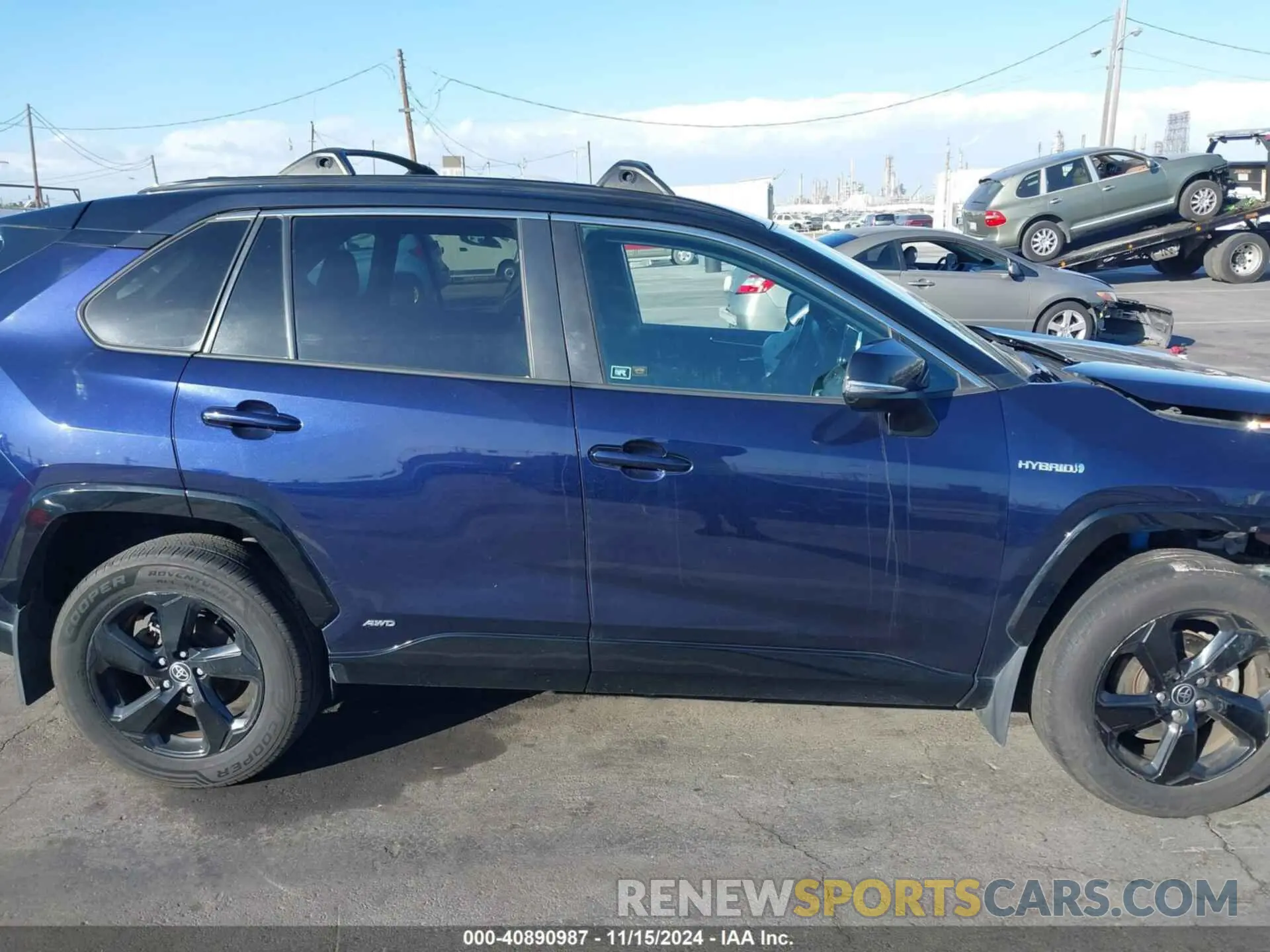 12 fotografías del automóvil dañado 2T3E6RFV5MW015266 TOYOTA RAV4 HYBRID 2021