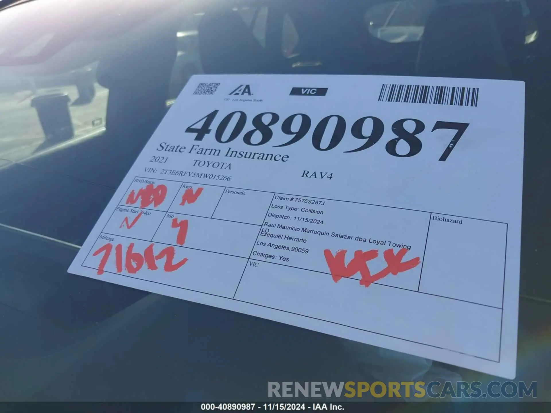 16 fotografías del automóvil dañado 2T3E6RFV5MW015266 TOYOTA RAV4 HYBRID 2021
