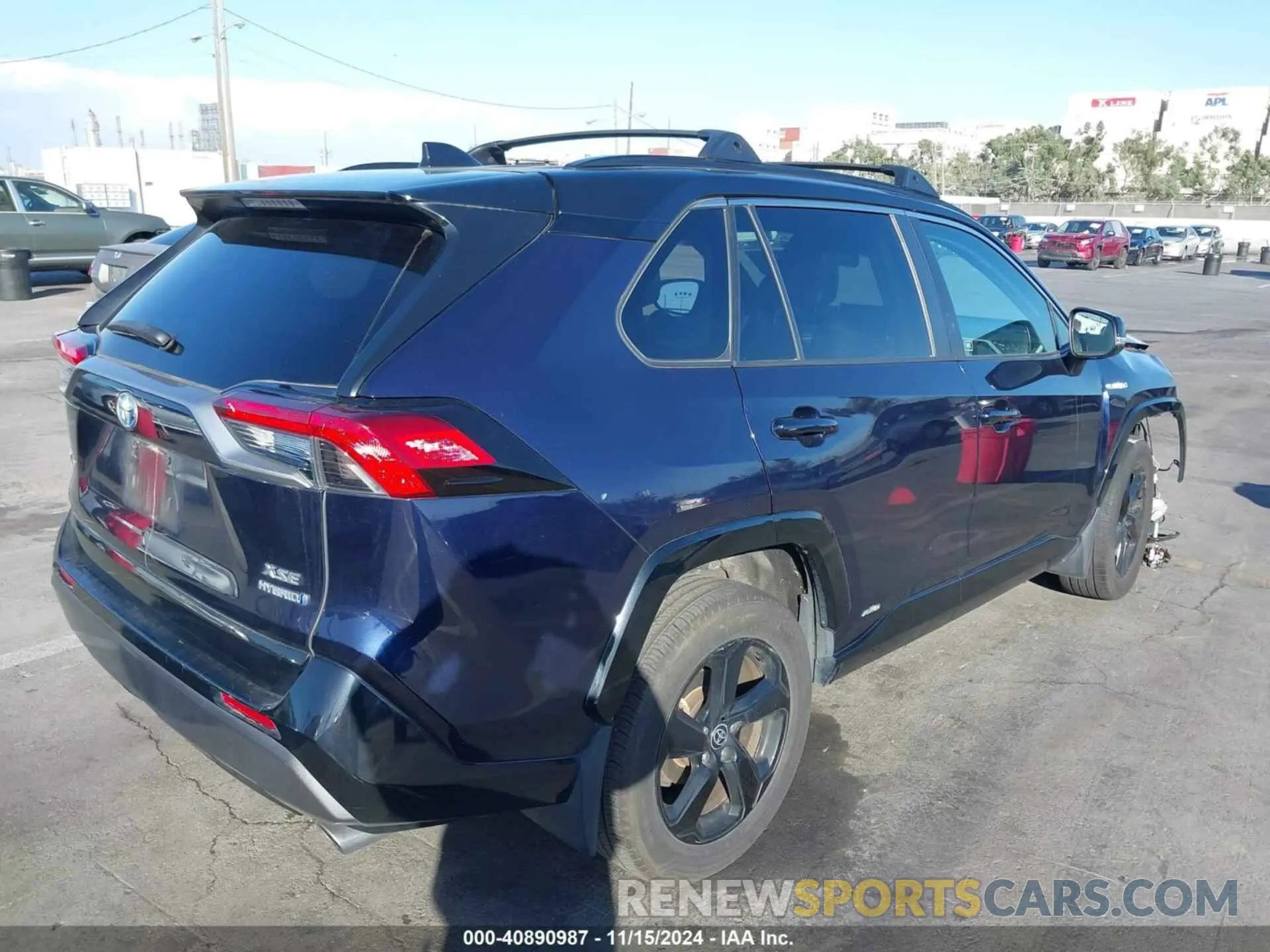 4 fotografías del automóvil dañado 2T3E6RFV5MW015266 TOYOTA RAV4 HYBRID 2021