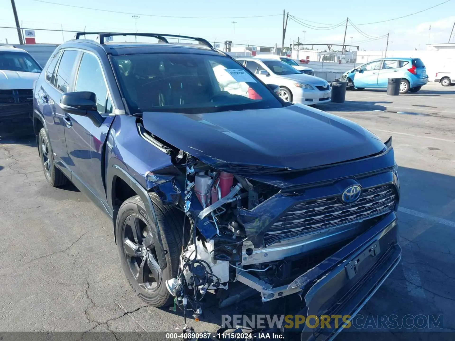 6 fotografías del automóvil dañado 2T3E6RFV5MW015266 TOYOTA RAV4 HYBRID 2021