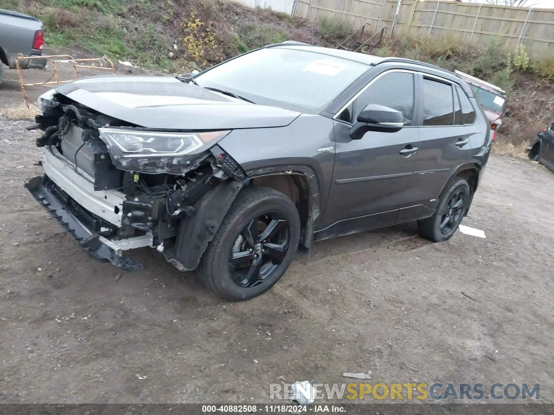 2 fotografías del automóvil dañado 2T3E6RFV7MW007637 TOYOTA RAV4 HYBRID 2021