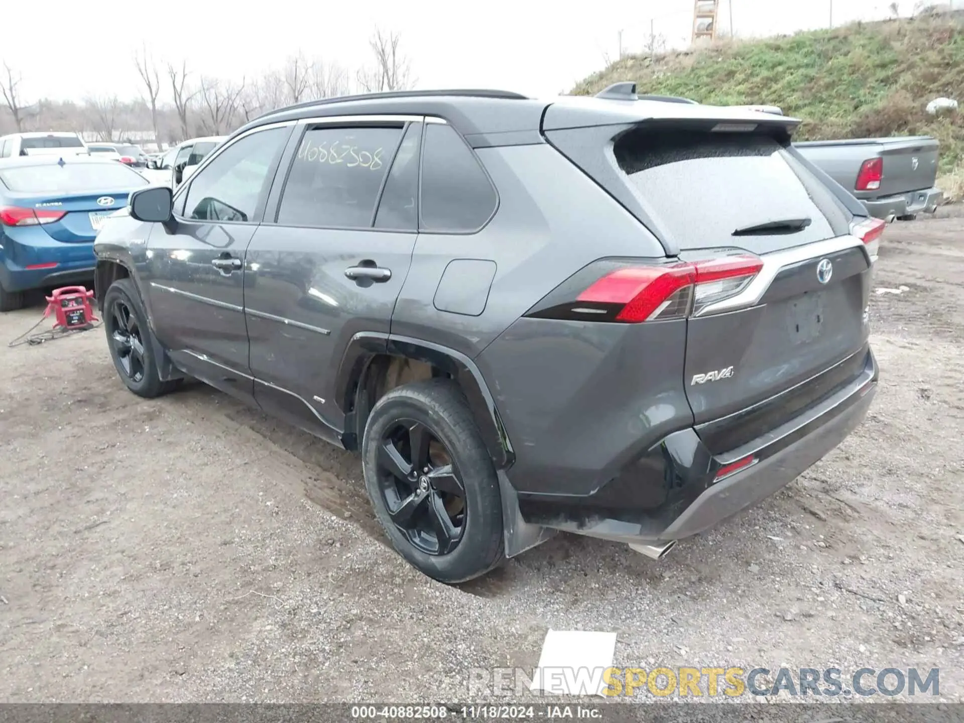 3 fotografías del automóvil dañado 2T3E6RFV7MW007637 TOYOTA RAV4 HYBRID 2021