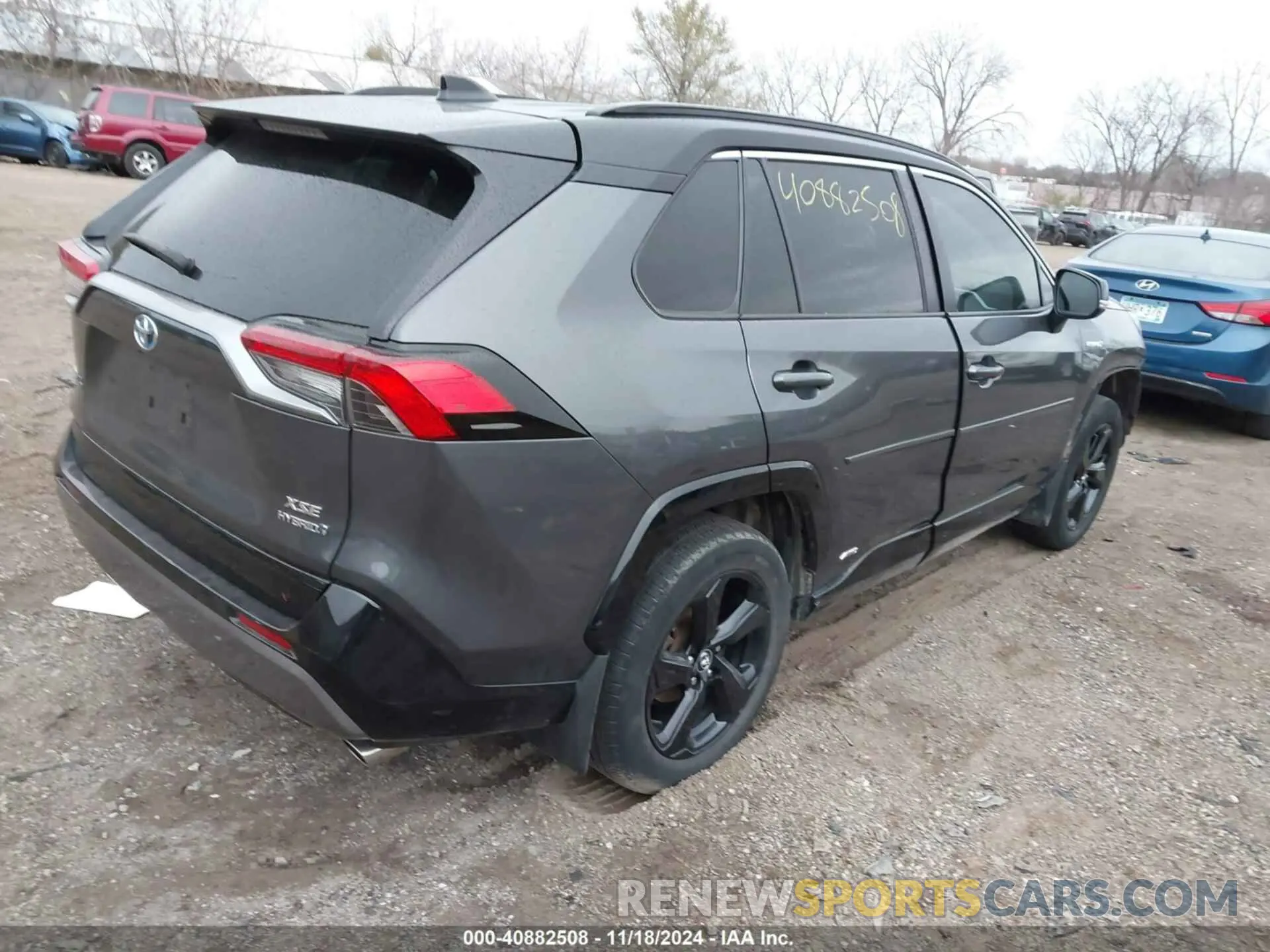 4 fotografías del automóvil dañado 2T3E6RFV7MW007637 TOYOTA RAV4 HYBRID 2021