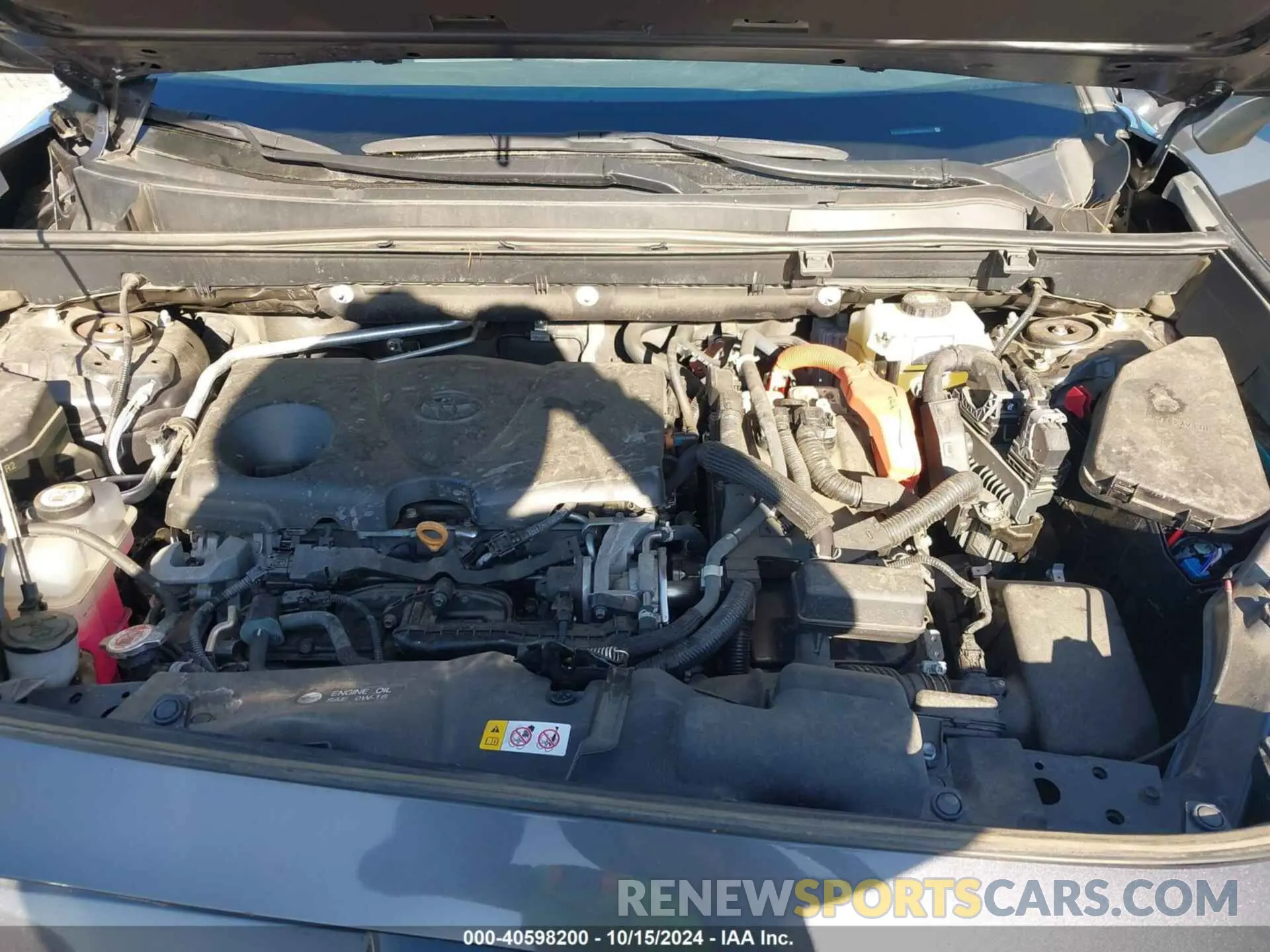 10 fotografías del automóvil dañado 2T3E6RFVXMW009477 TOYOTA RAV4 HYBRID 2021