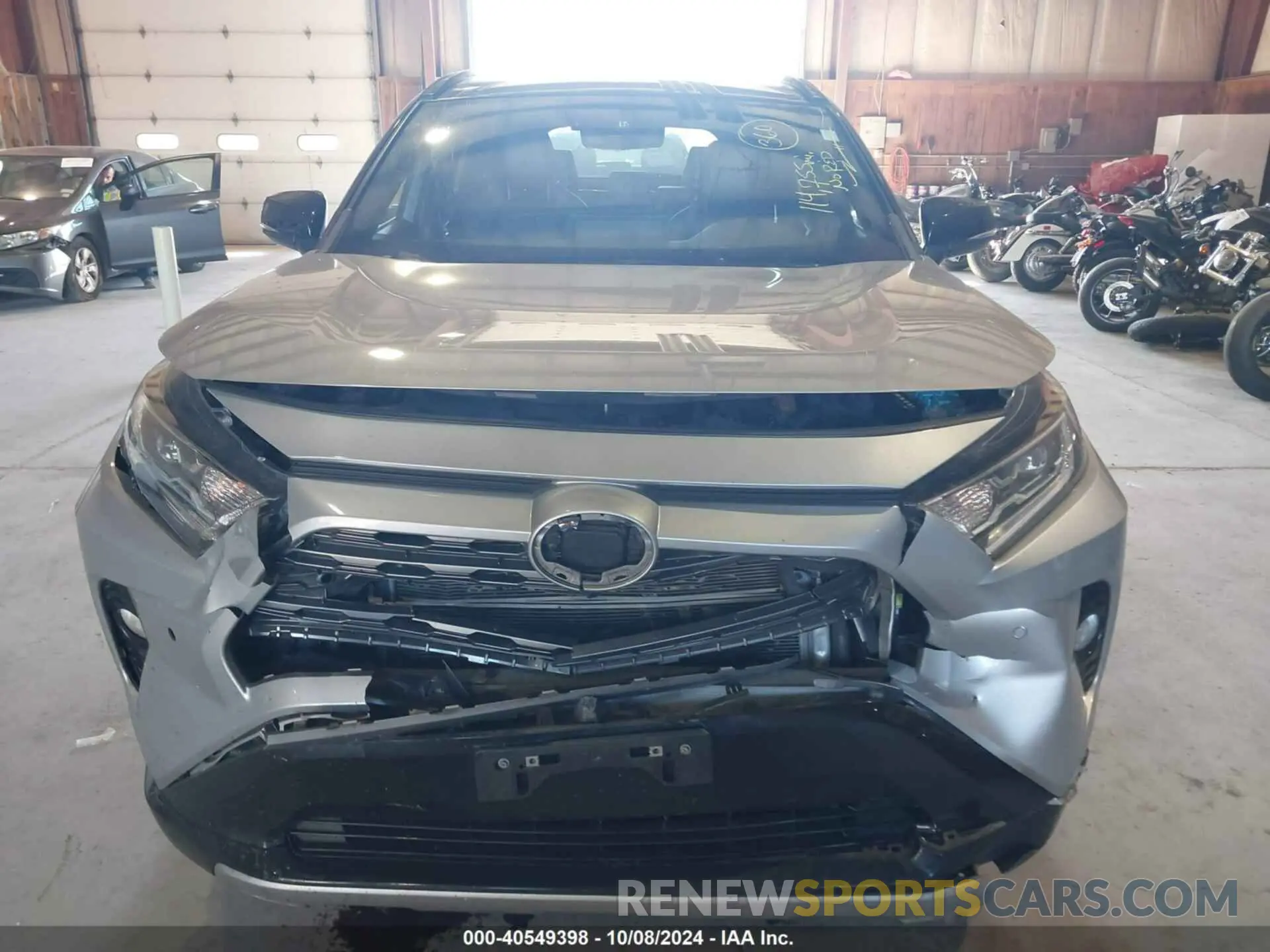 12 fotografías del automóvil dañado 2T3E6RFVXMW020284 TOYOTA RAV4 HYBRID 2021