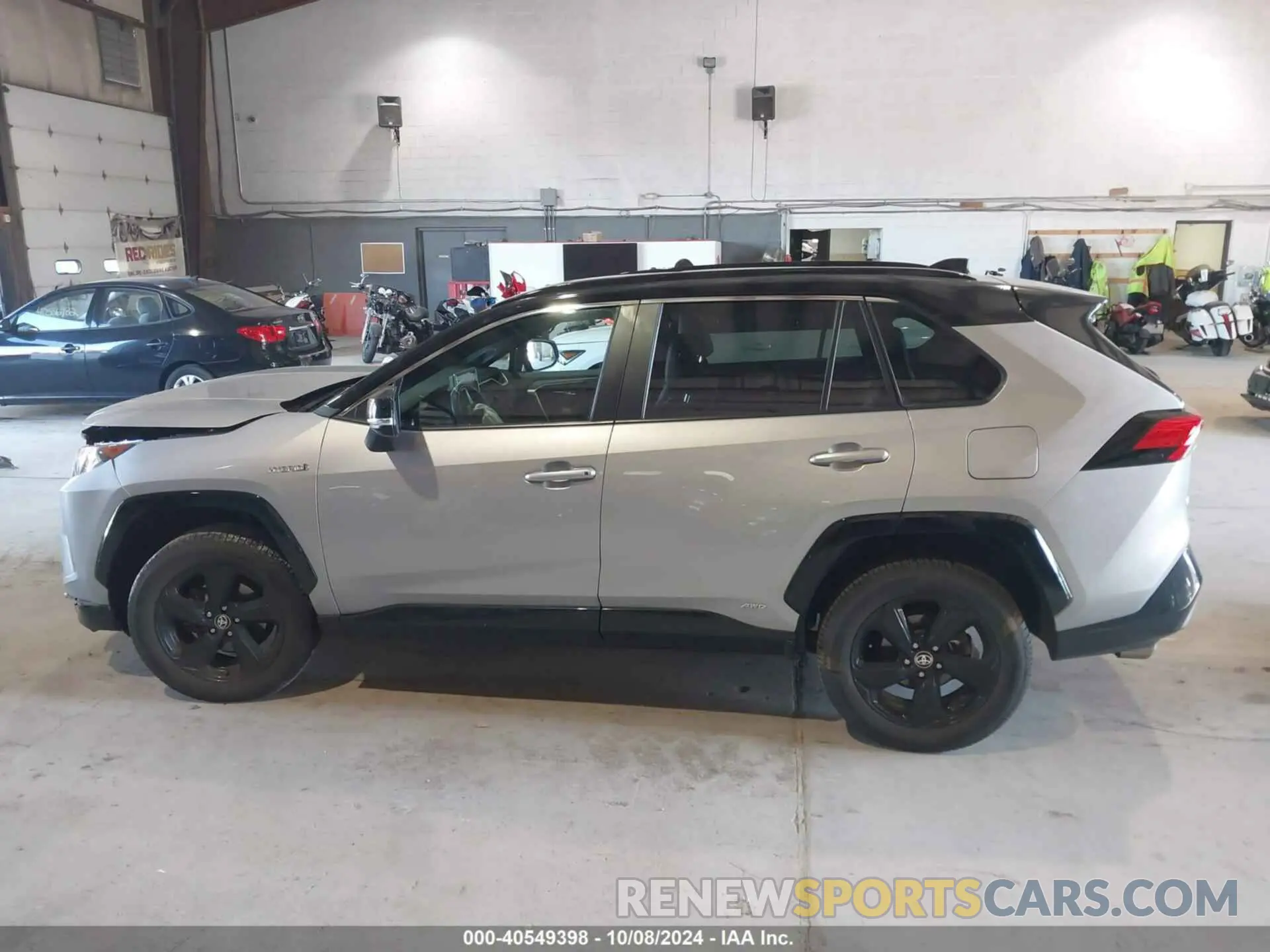 14 fotografías del automóvil dañado 2T3E6RFVXMW020284 TOYOTA RAV4 HYBRID 2021
