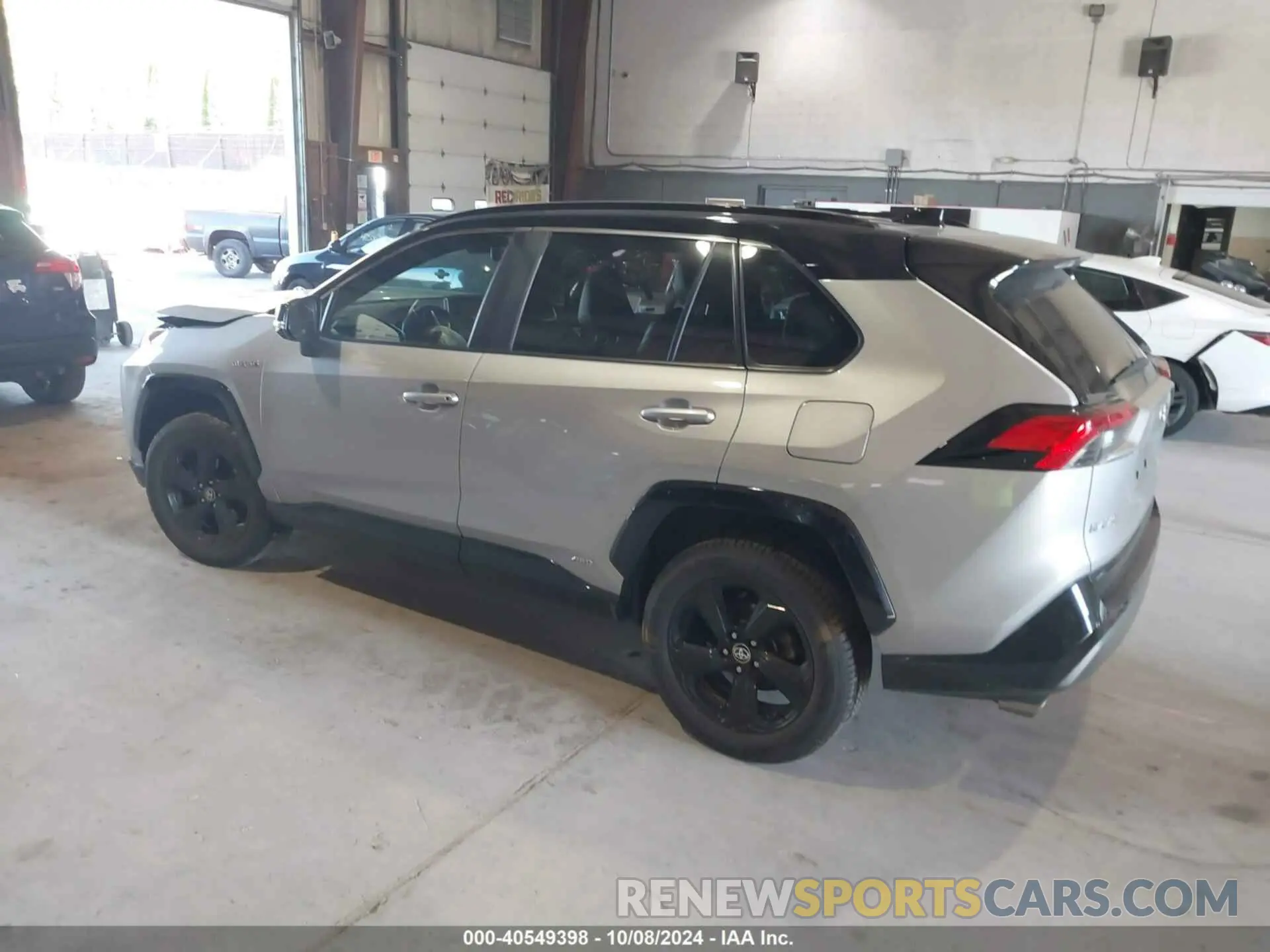 3 fotografías del automóvil dañado 2T3E6RFVXMW020284 TOYOTA RAV4 HYBRID 2021