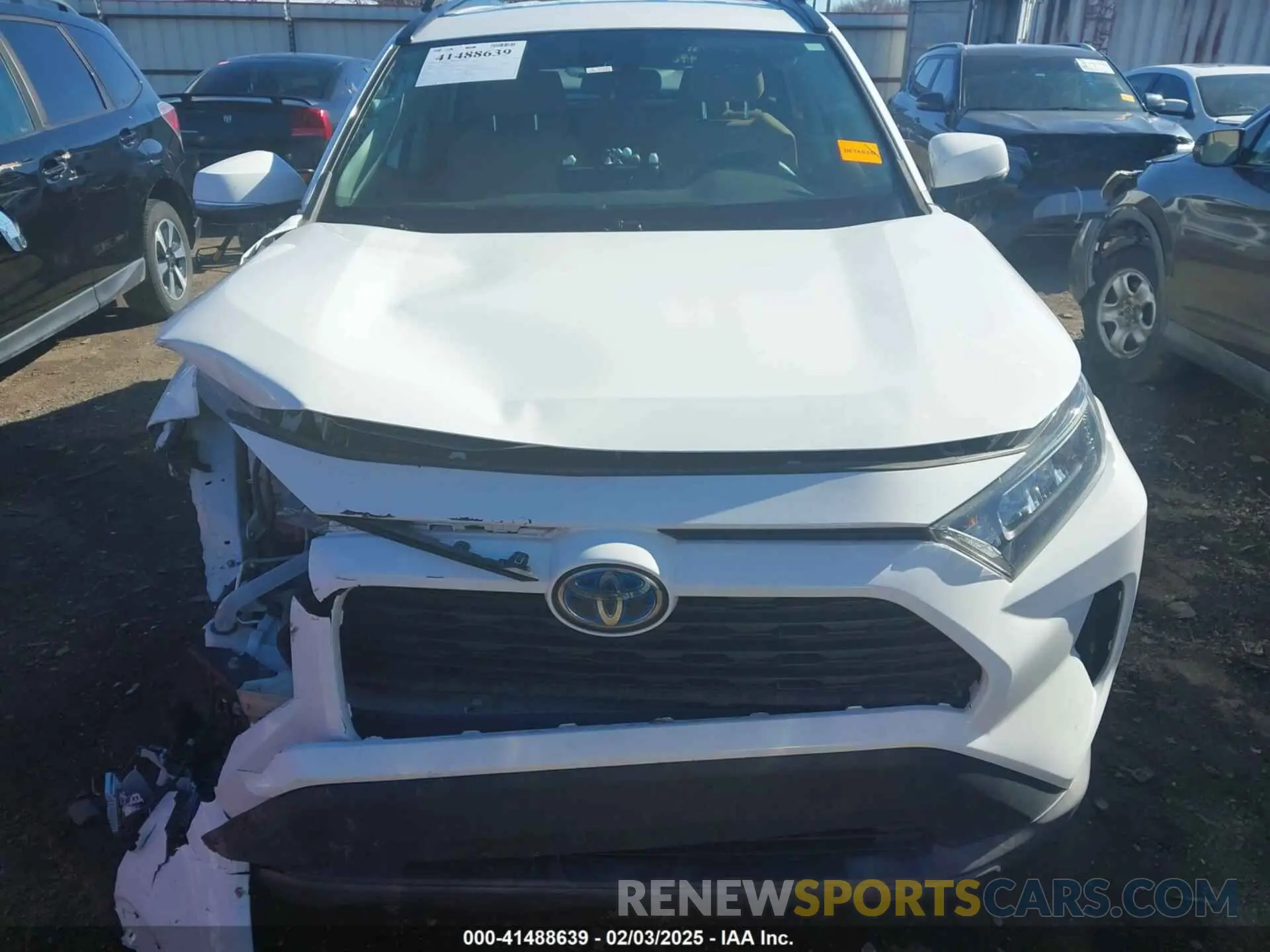 12 fotografías del automóvil dañado 2T3M6RFV8MW015418 TOYOTA RAV4 HYBRID 2021