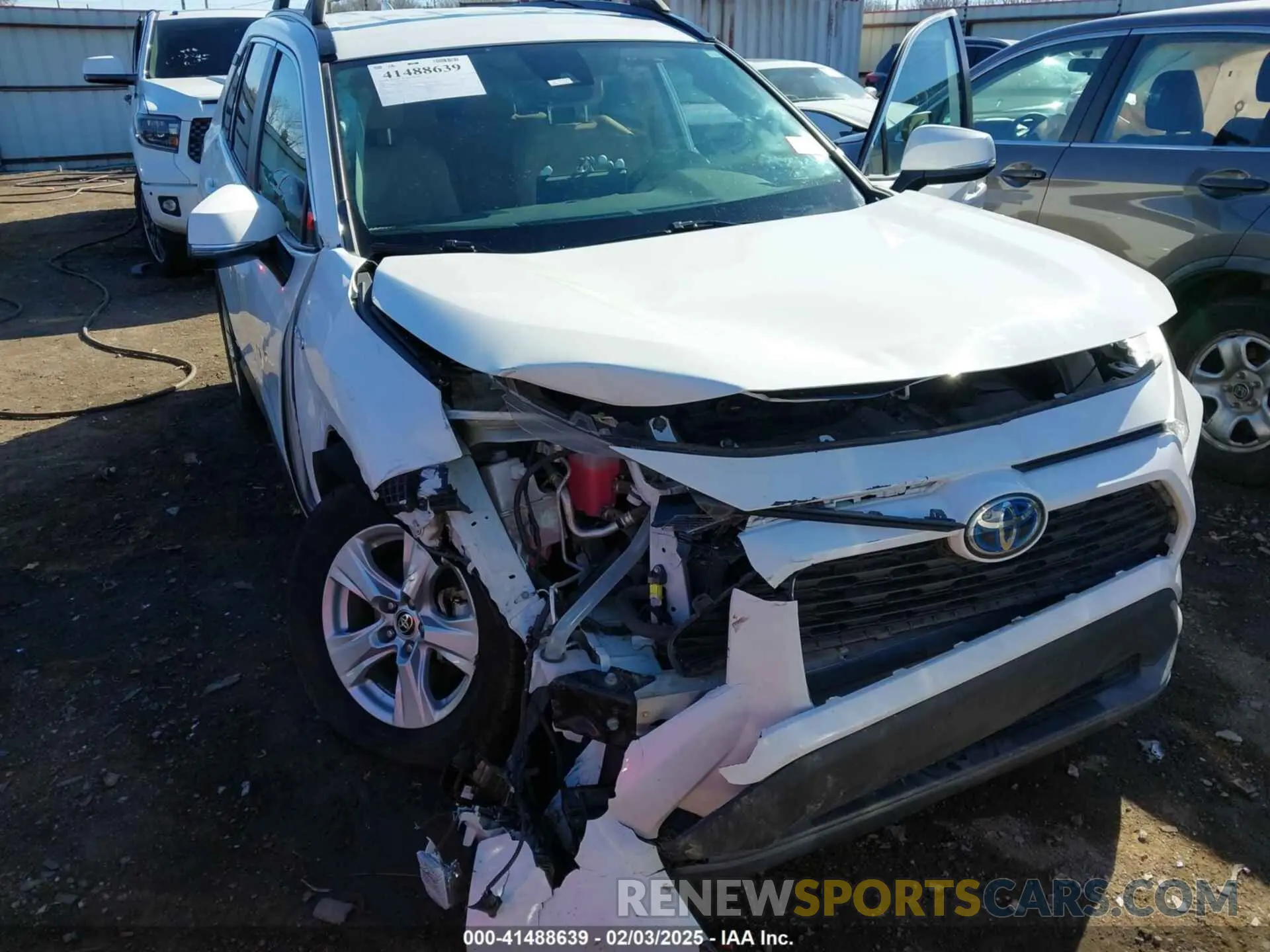 6 fotografías del automóvil dañado 2T3M6RFV8MW015418 TOYOTA RAV4 HYBRID 2021