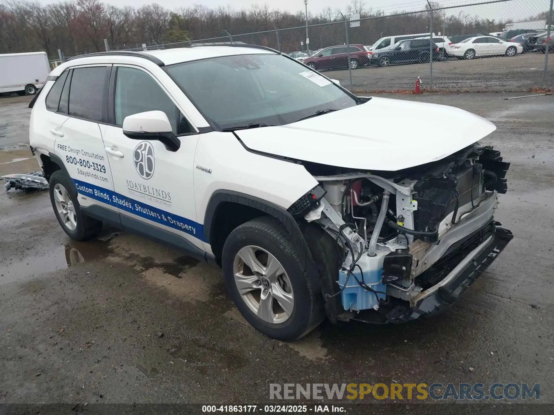 1 fotografías del automóvil dañado 2T3MWRFV6MW118143 TOYOTA RAV4 HYBRID 2021