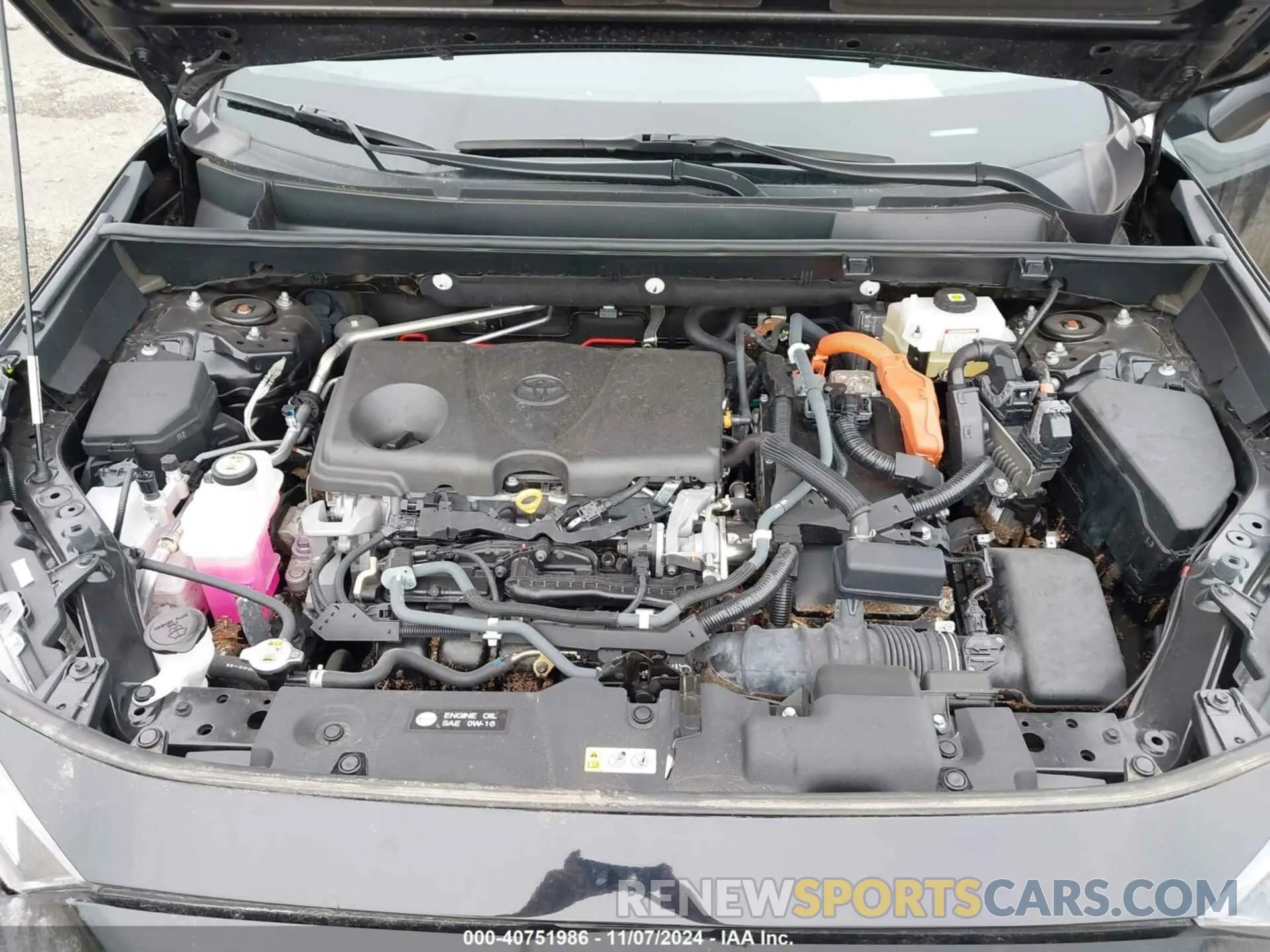 10 fotografías del automóvil dañado 2T3R6RFV0MW013569 TOYOTA RAV4 HYBRID 2021