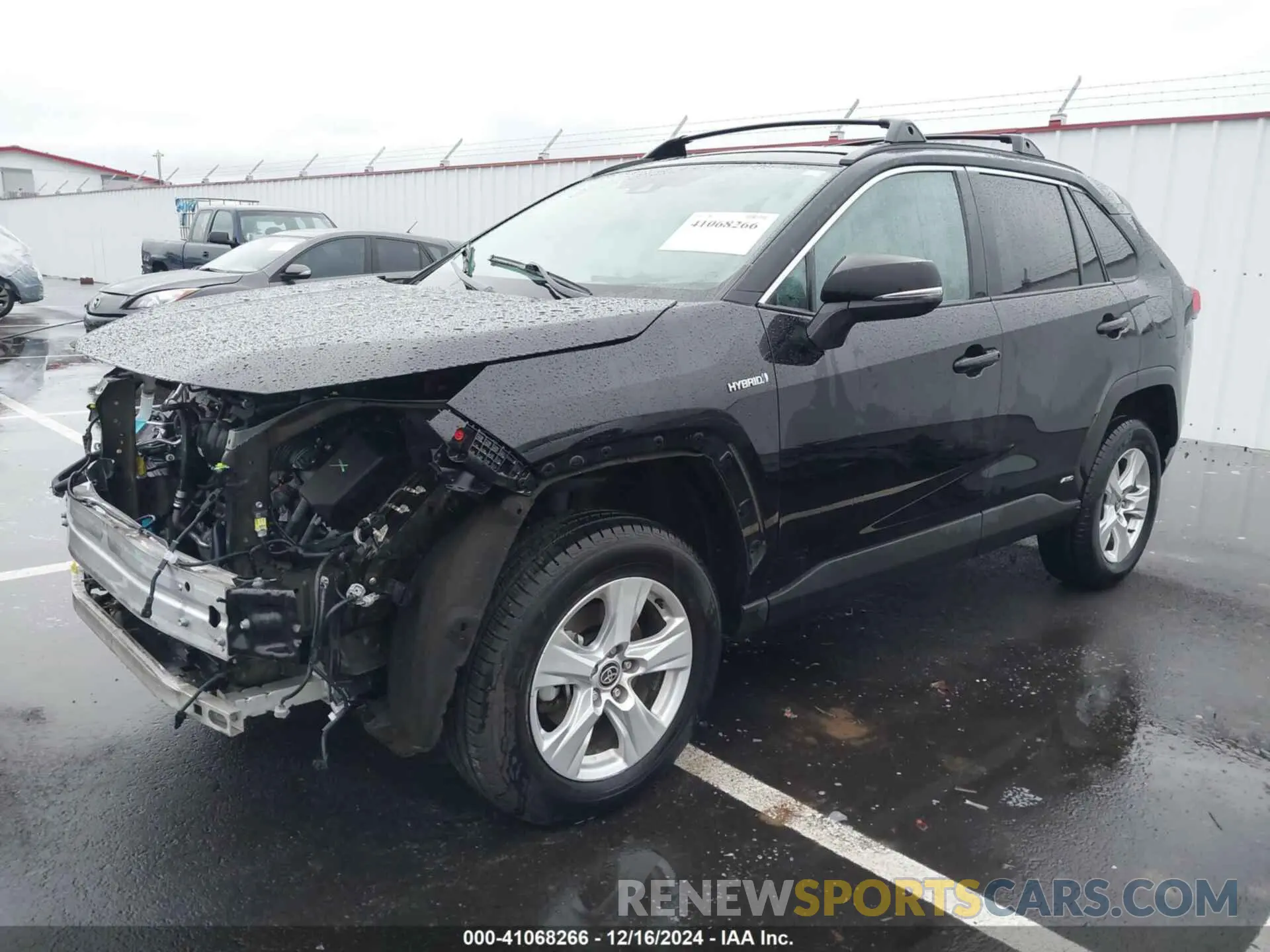 2 fotografías del automóvil dañado 2T3R6RFV3MW015039 TOYOTA RAV4 HYBRID 2021