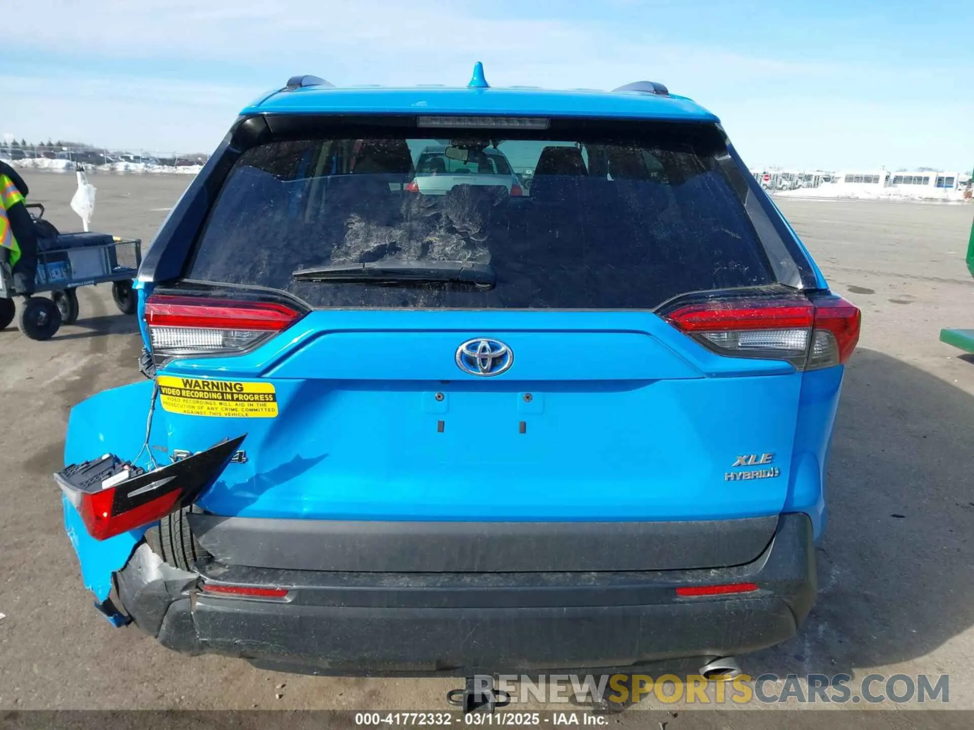 16 fotografías del automóvil dañado 2T3RWRFV5MW113117 TOYOTA RAV4 HYBRID 2021