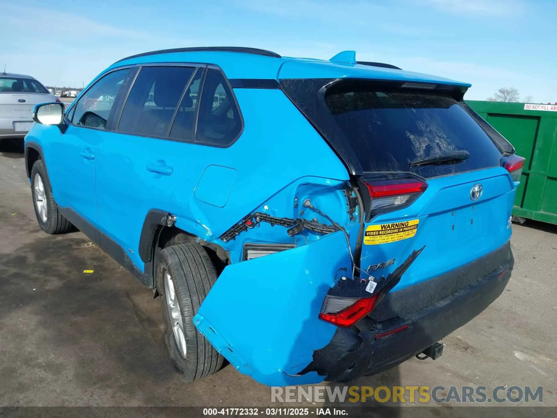 3 fotografías del automóvil dañado 2T3RWRFV5MW113117 TOYOTA RAV4 HYBRID 2021