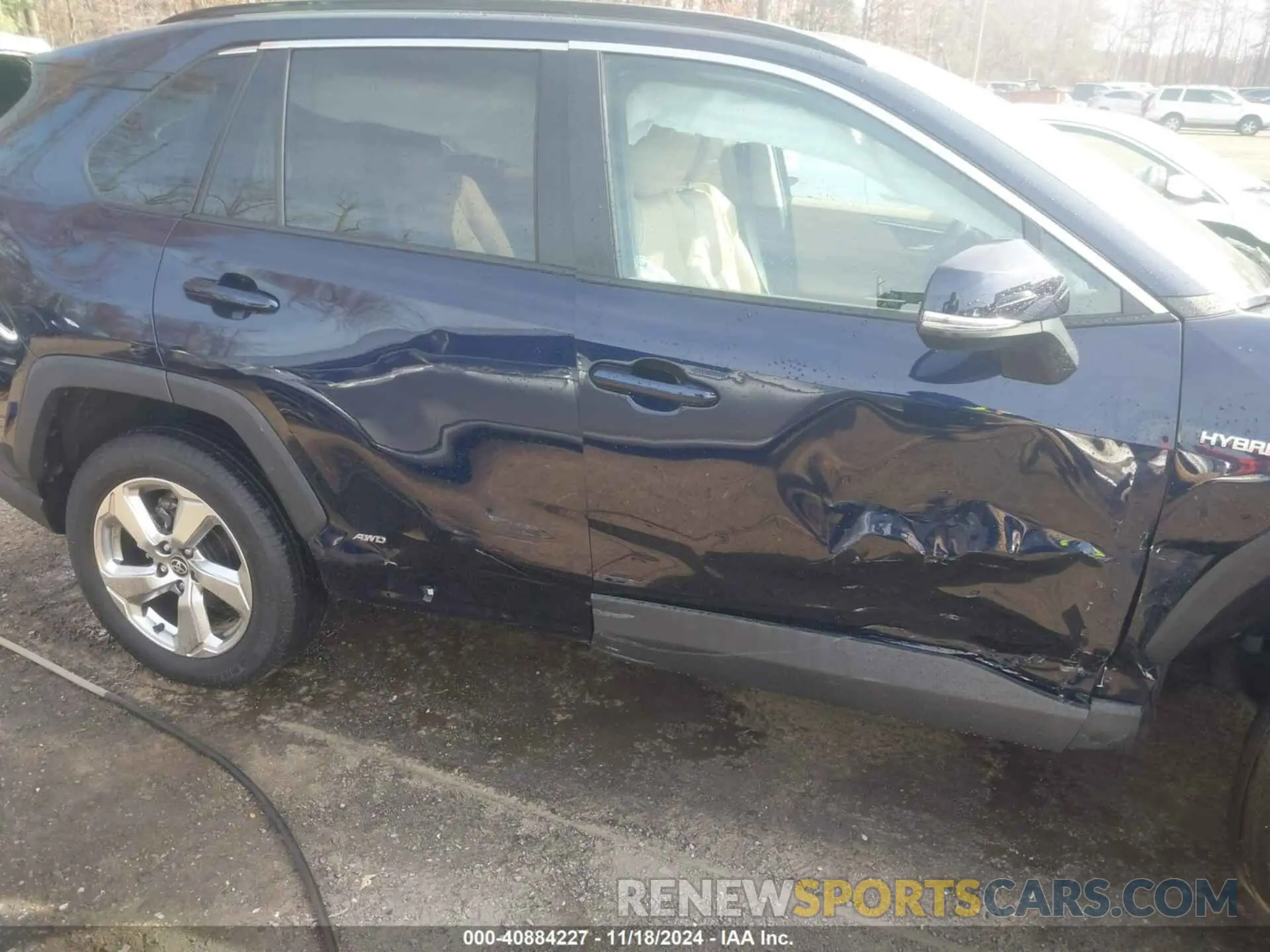 13 fotografías del automóvil dañado 4T3B6RFV1MU044122 TOYOTA RAV4 HYBRID 2021