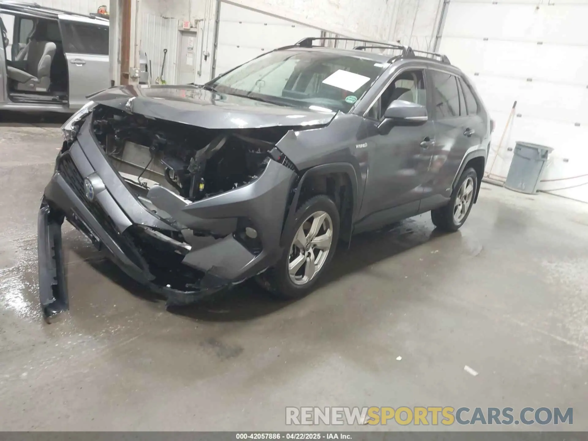 2 fotografías del automóvil dañado 4T3B6RFV4MU006402 TOYOTA RAV4 HYBRID 2021