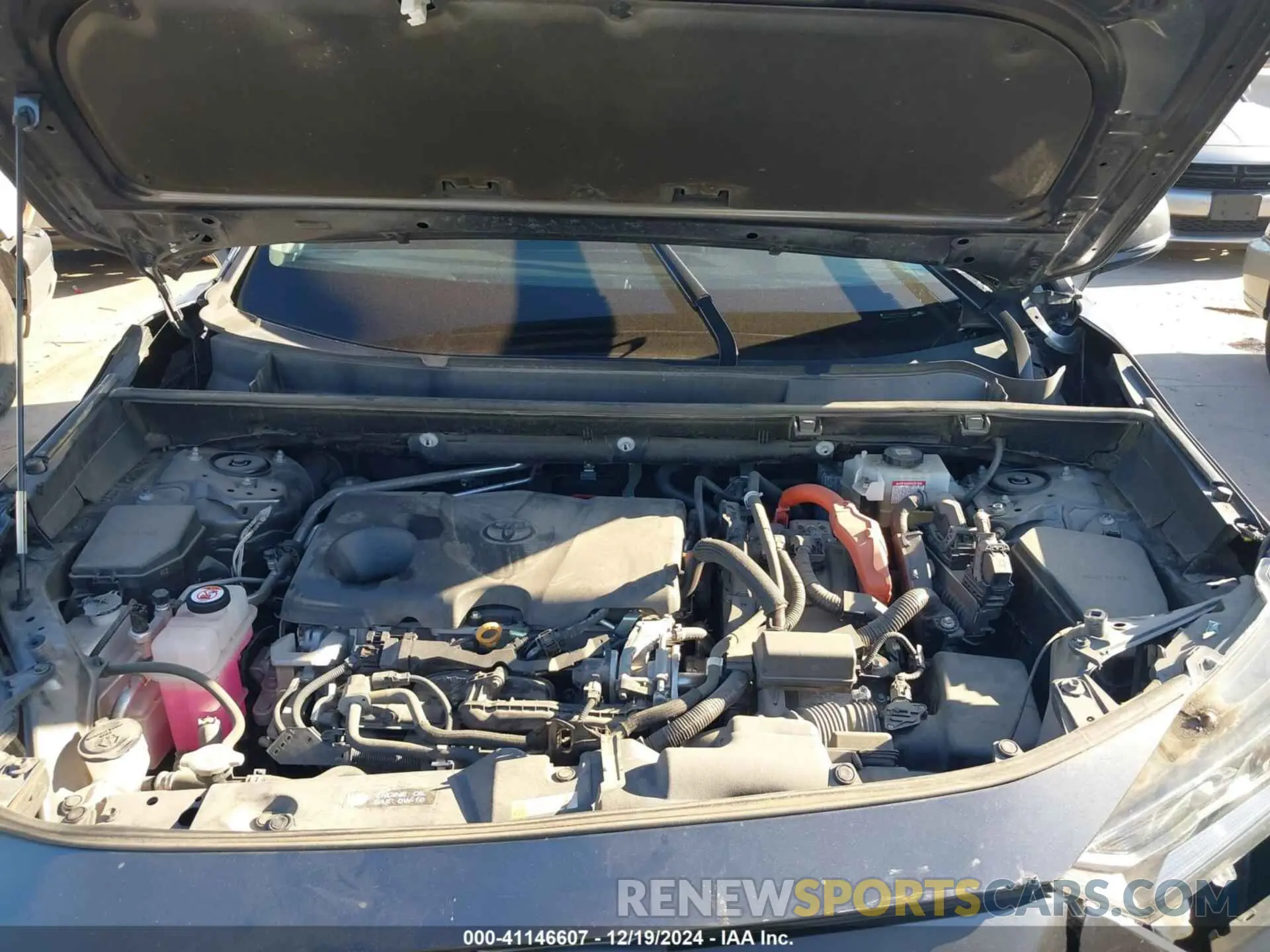 10 fotografías del automóvil dañado 4T3B6RFV4MU041862 TOYOTA RAV4 HYBRID 2021