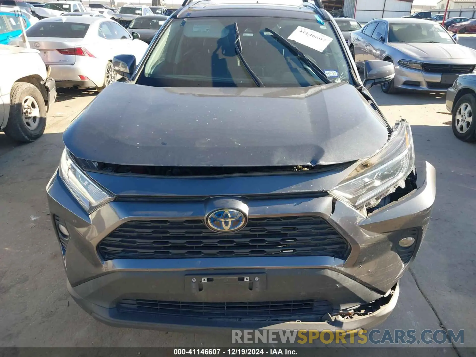 6 fotografías del automóvil dañado 4T3B6RFV4MU041862 TOYOTA RAV4 HYBRID 2021