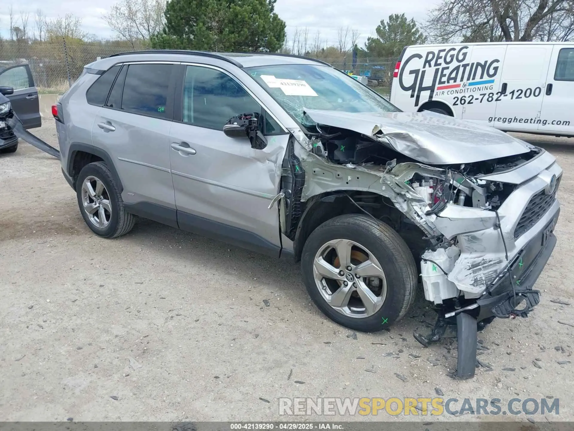 1 fotografías del automóvil dañado 4T3B6RFV6MU021452 TOYOTA RAV4 HYBRID 2021