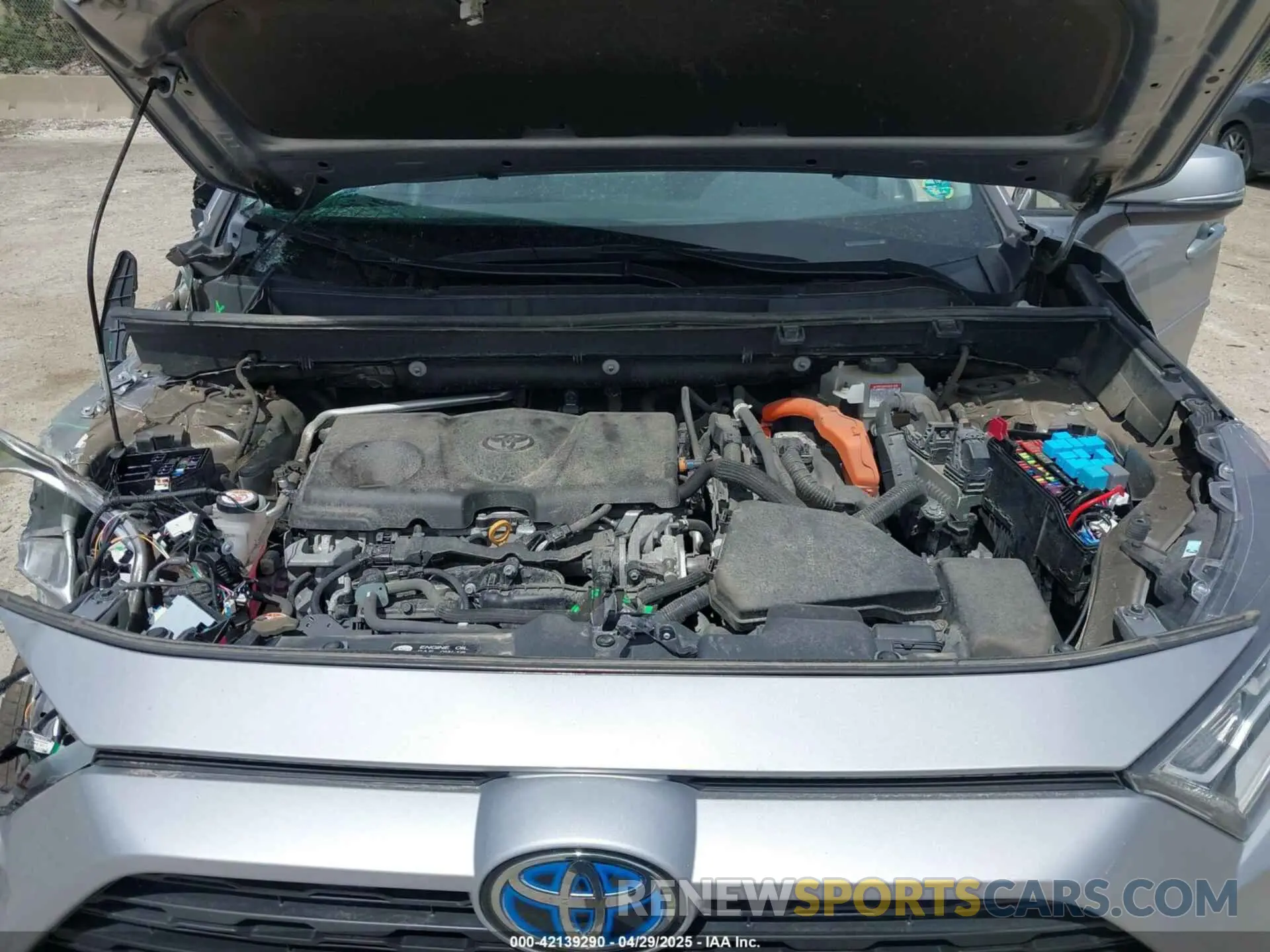 10 fotografías del automóvil dañado 4T3B6RFV6MU021452 TOYOTA RAV4 HYBRID 2021