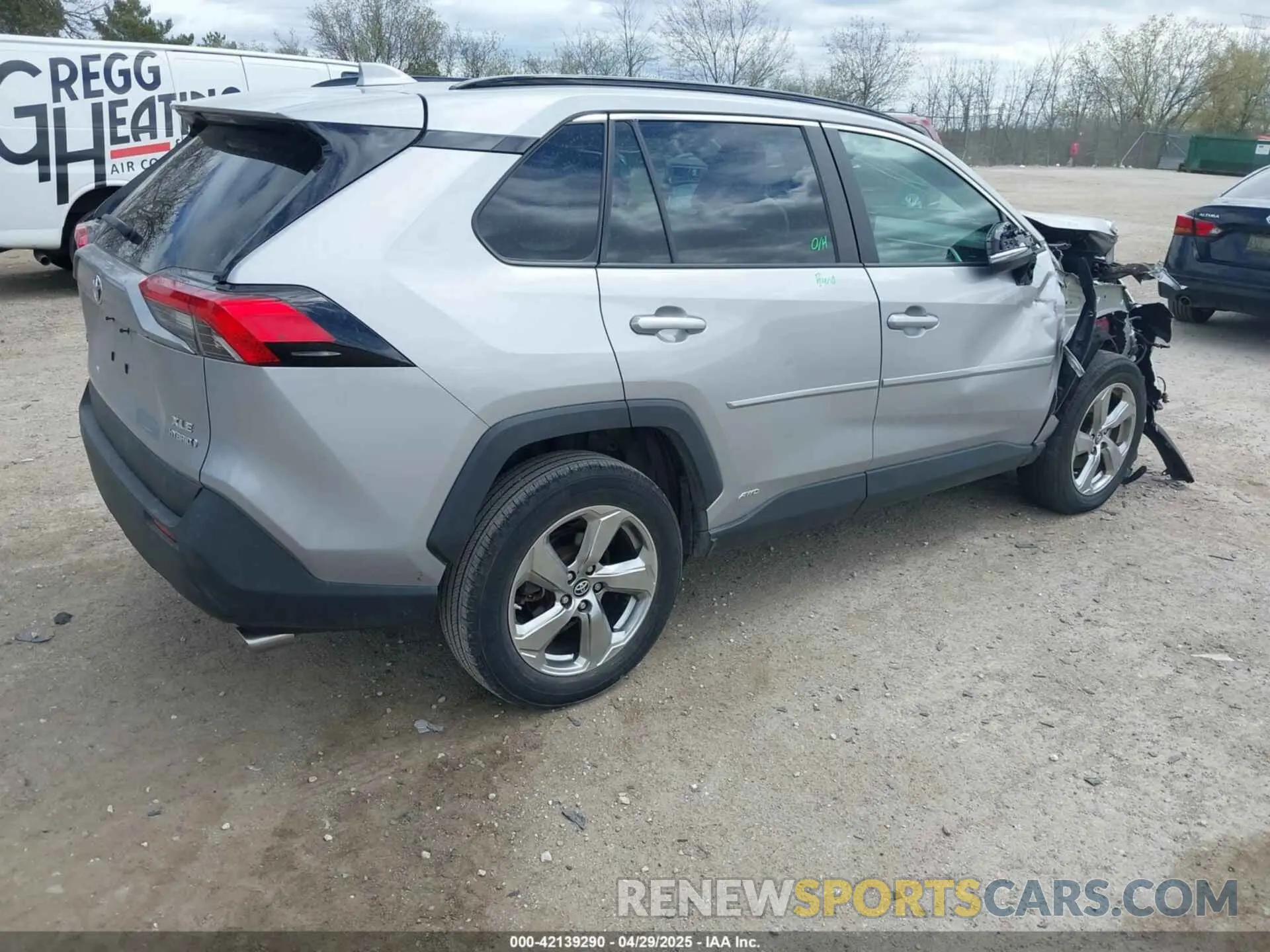 4 fotografías del automóvil dañado 4T3B6RFV6MU021452 TOYOTA RAV4 HYBRID 2021