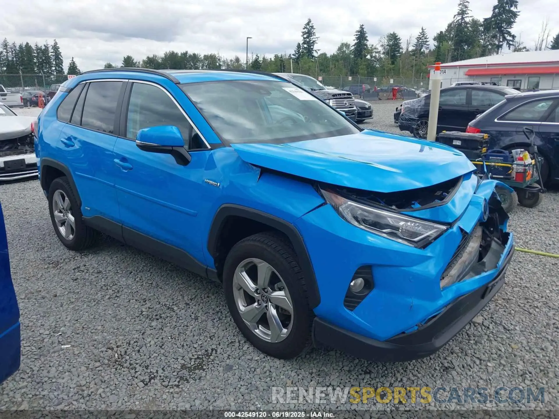 1 fotografías del automóvil dañado 4T3B6RFV6MU048392 TOYOTA RAV4 HYBRID 2021