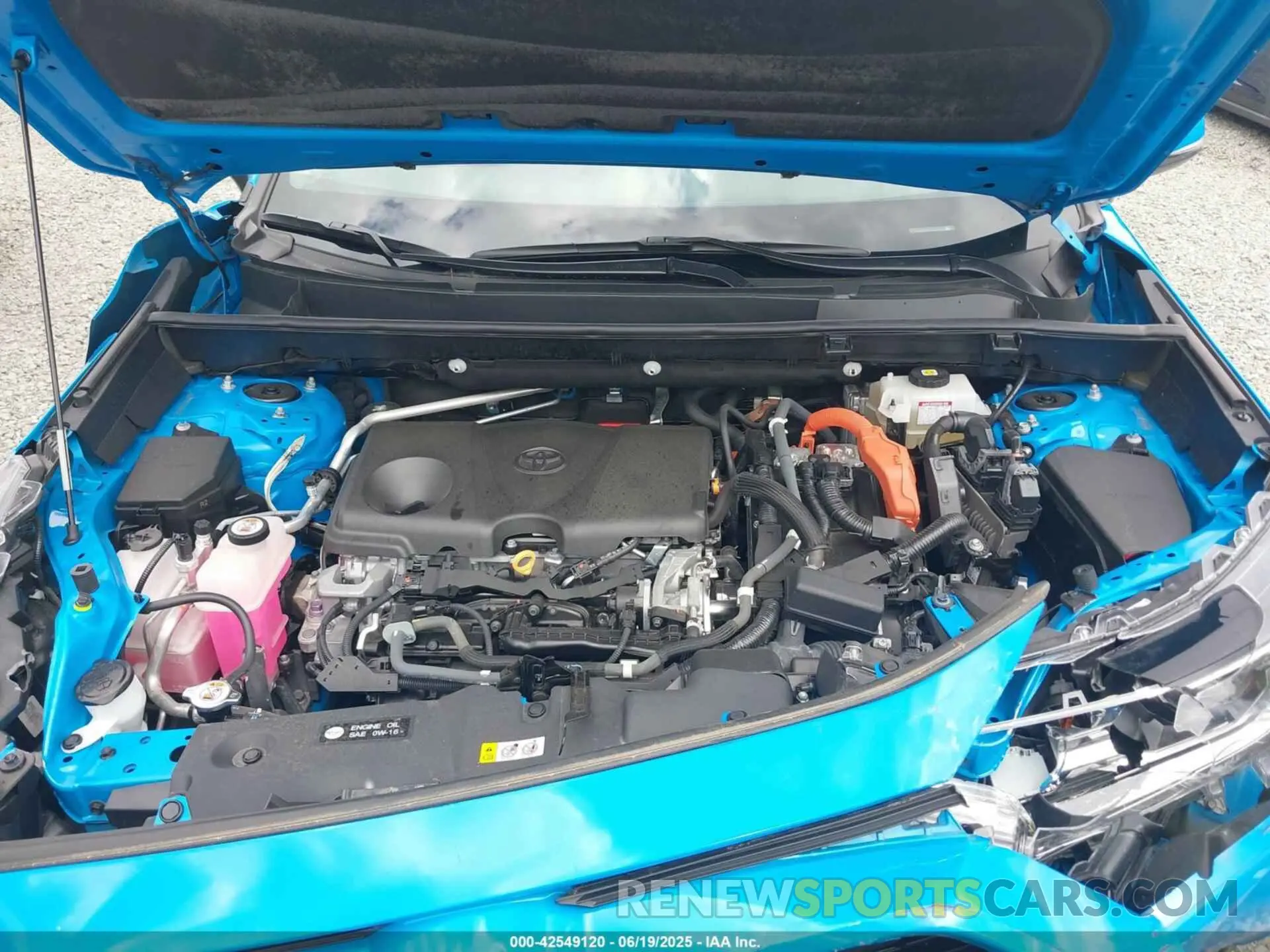 10 fotografías del automóvil dañado 4T3B6RFV6MU048392 TOYOTA RAV4 HYBRID 2021