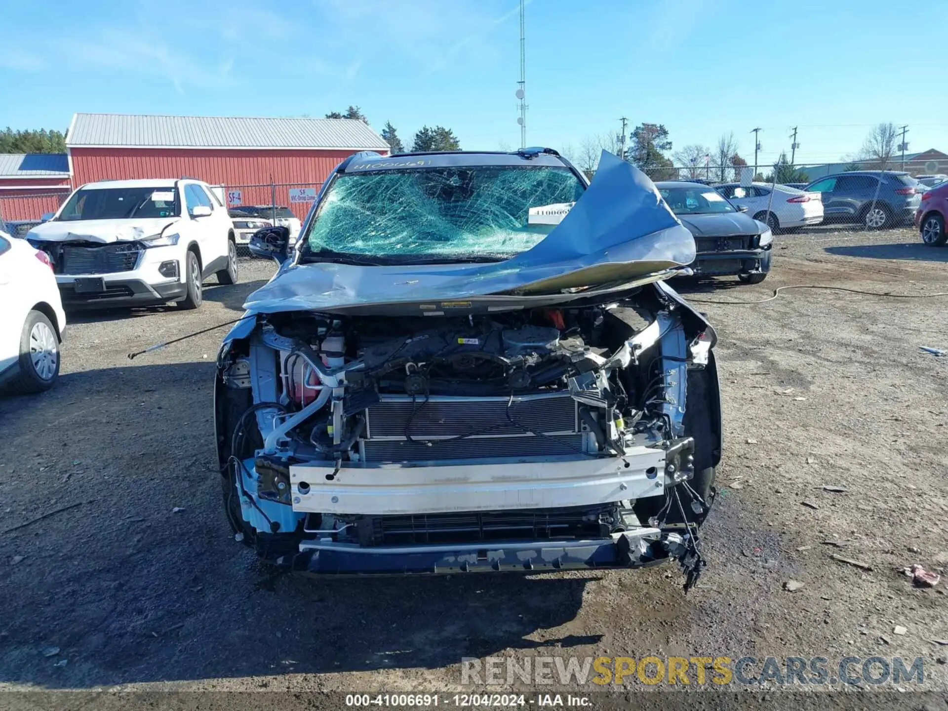 13 fotografías del automóvil dañado 4T3B6RFV8MU062620 TOYOTA RAV4 HYBRID 2021