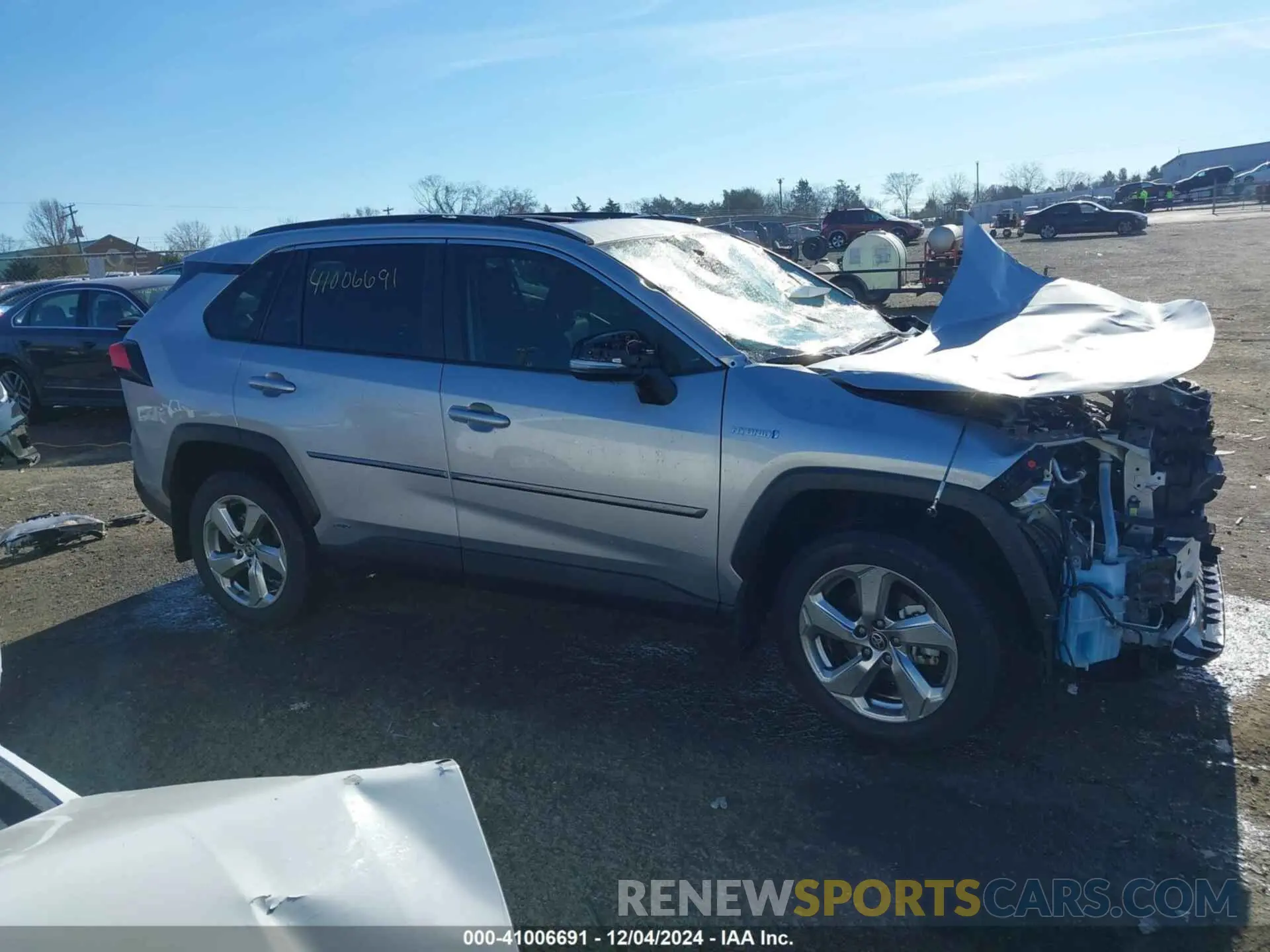 14 fotografías del automóvil dañado 4T3B6RFV8MU062620 TOYOTA RAV4 HYBRID 2021