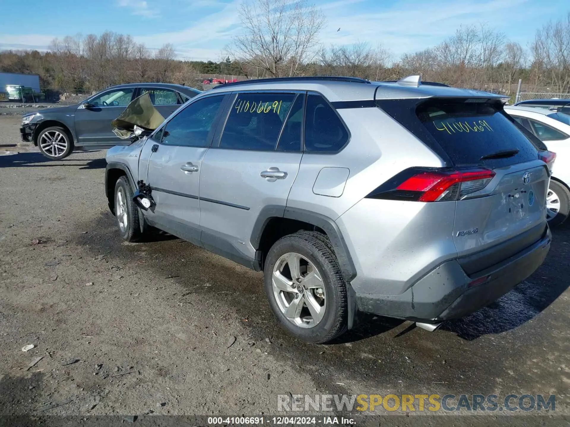 3 fotografías del automóvil dañado 4T3B6RFV8MU062620 TOYOTA RAV4 HYBRID 2021