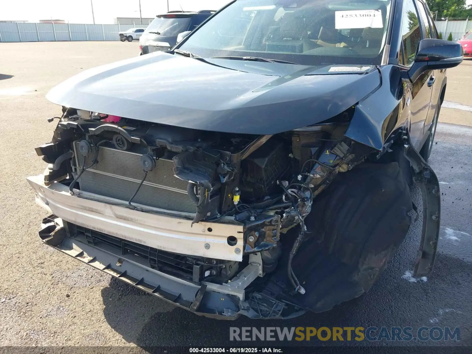 6 fotografías del automóvil dañado 4T3B6RFVXMU040585 TOYOTA RAV4 HYBRID 2021