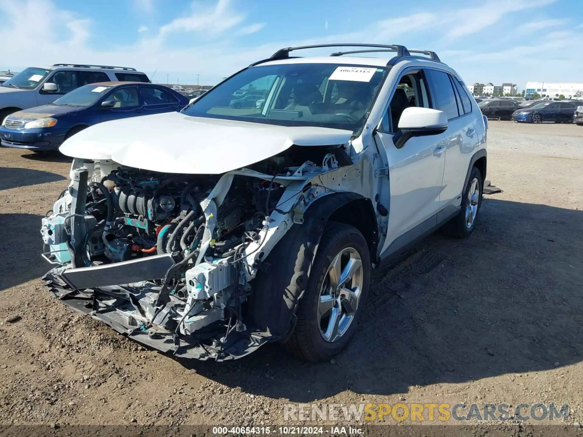 2 fotografías del automóvil dañado 4T3D6RFV8MU044546 TOYOTA RAV4 HYBRID 2021