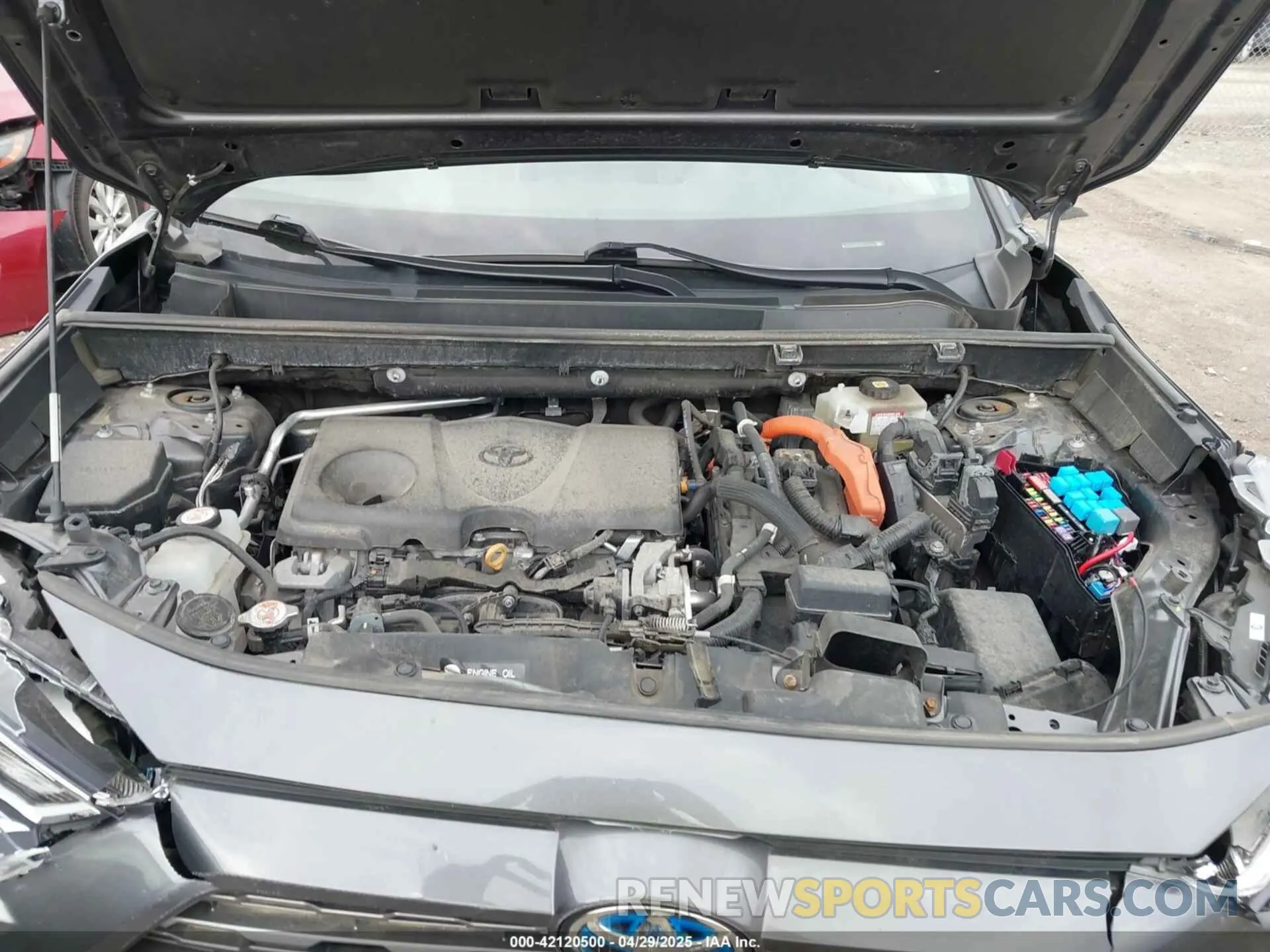 10 fotografías del automóvil dañado 4T3D6RFVXMU028235 TOYOTA RAV4 HYBRID 2021