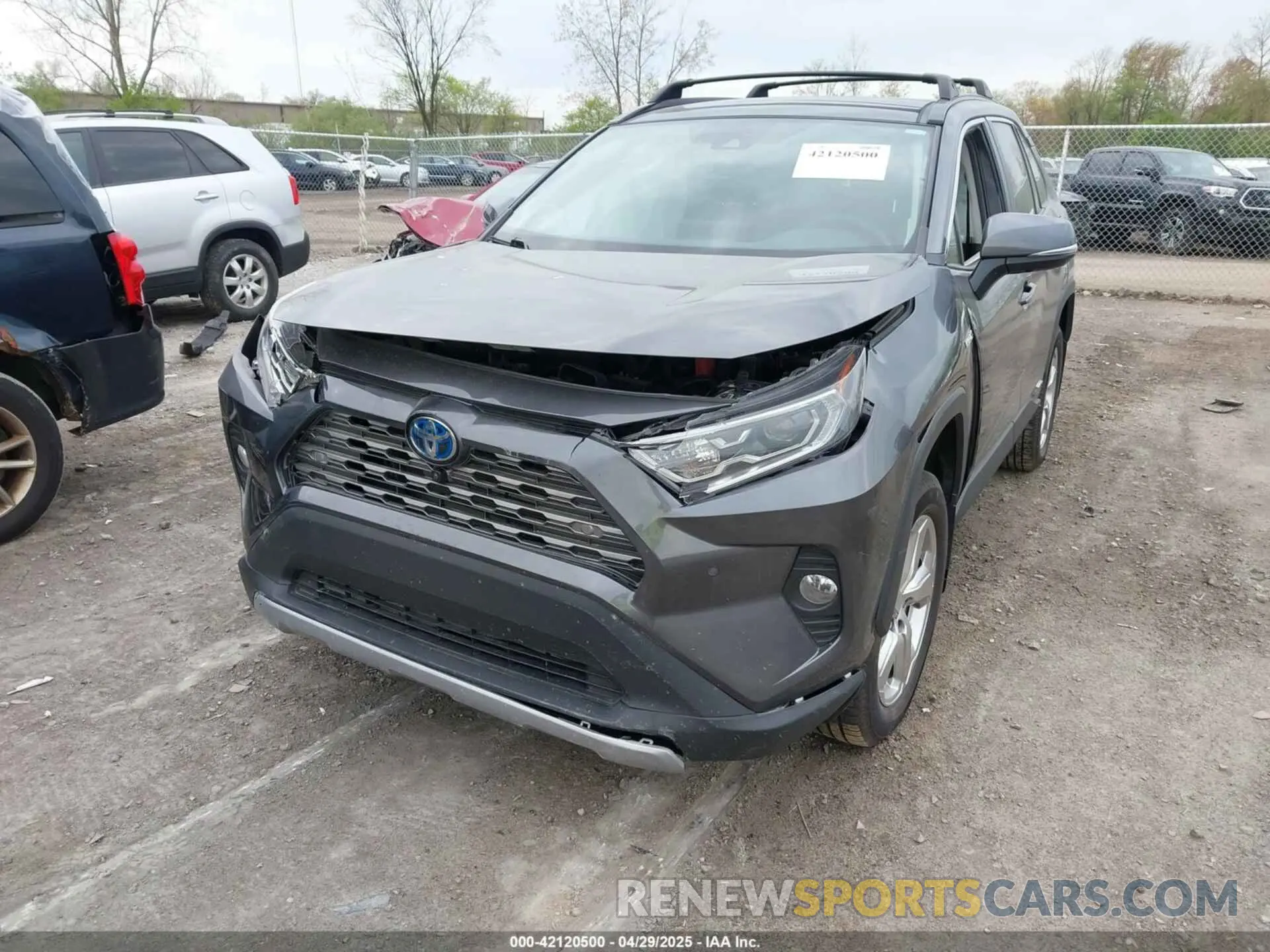 2 fotografías del automóvil dañado 4T3D6RFVXMU028235 TOYOTA RAV4 HYBRID 2021