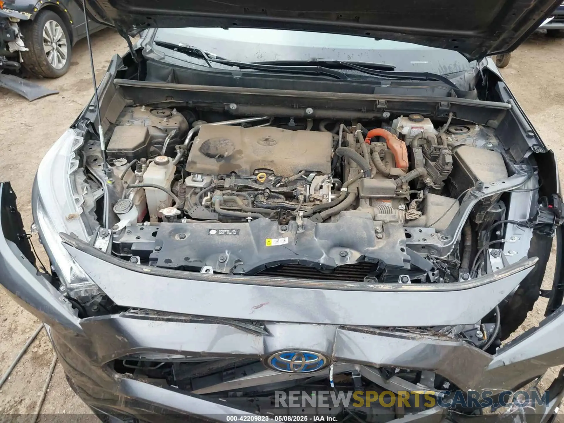 10 fotografías del automóvil dañado 4T3E6RFV0MU059367 TOYOTA RAV4 HYBRID 2021