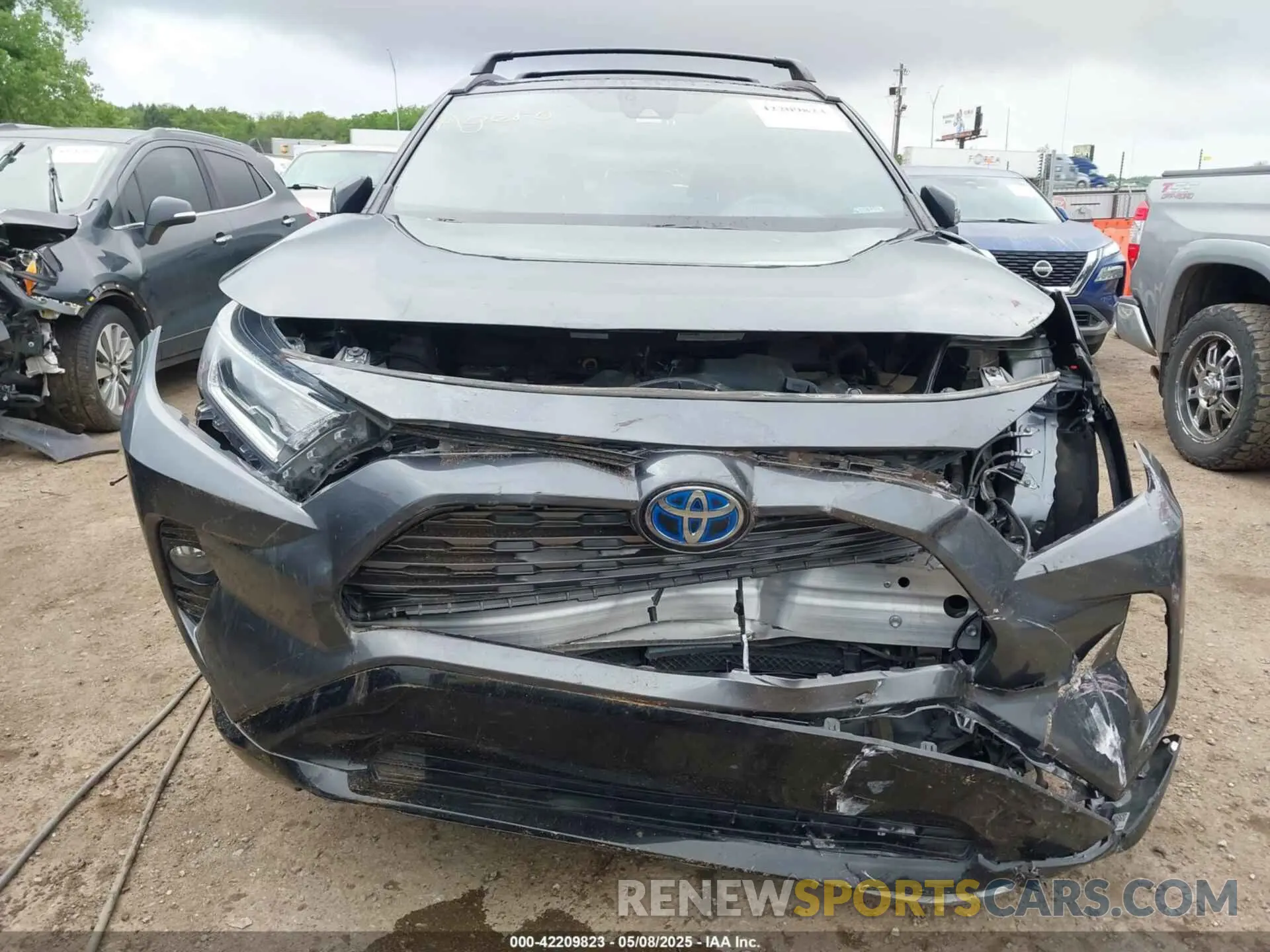 13 fotografías del automóvil dañado 4T3E6RFV0MU059367 TOYOTA RAV4 HYBRID 2021