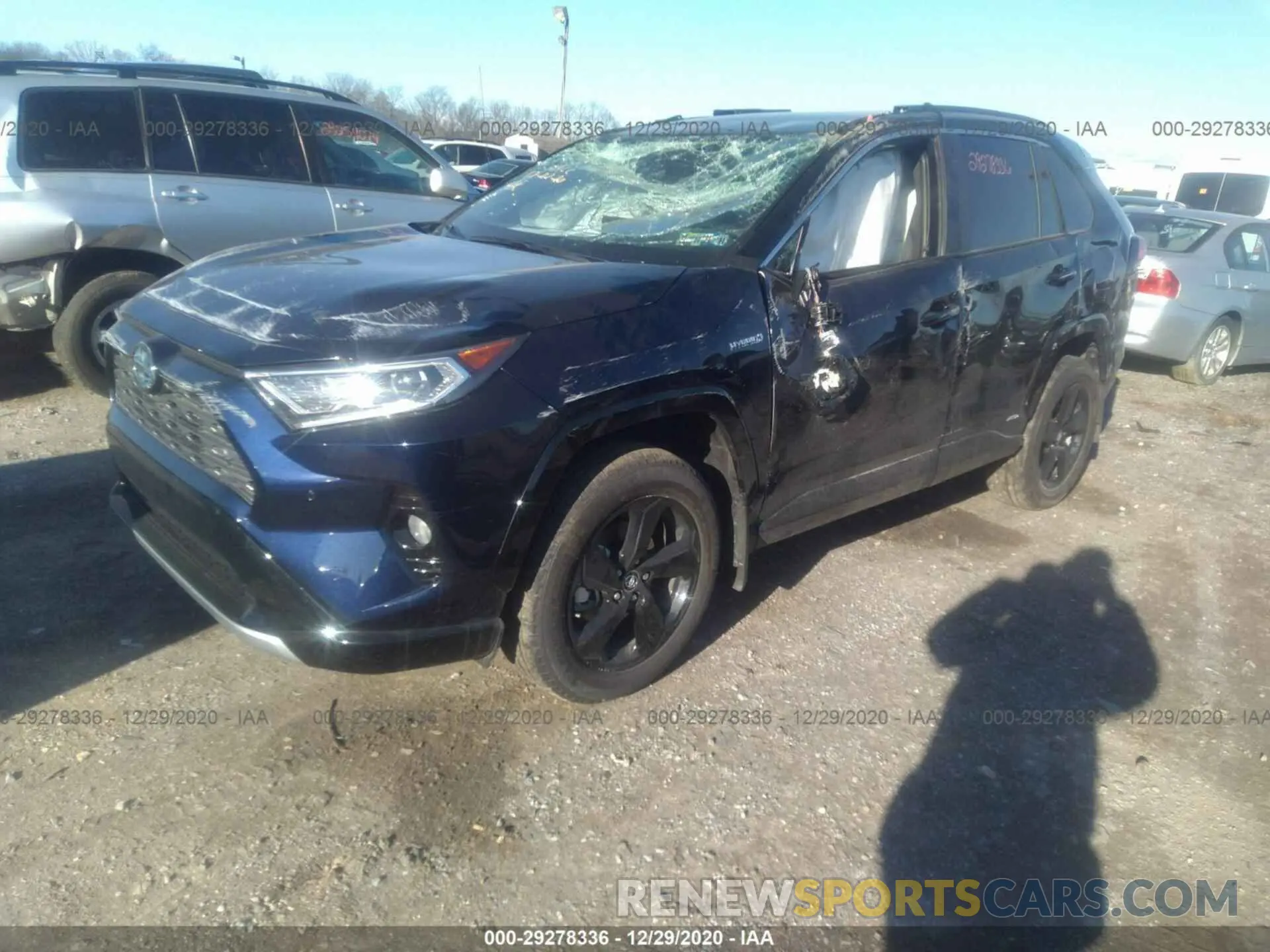 2 fotografías del automóvil dañado 4T3E6RFV2MU017394 TOYOTA RAV4 HYBRID 2021
