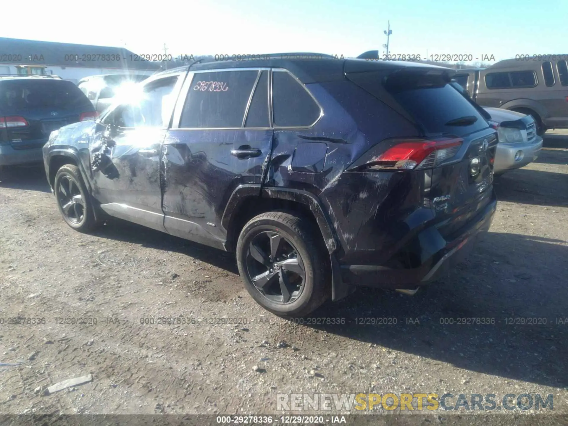 3 fotografías del automóvil dañado 4T3E6RFV2MU017394 TOYOTA RAV4 HYBRID 2021