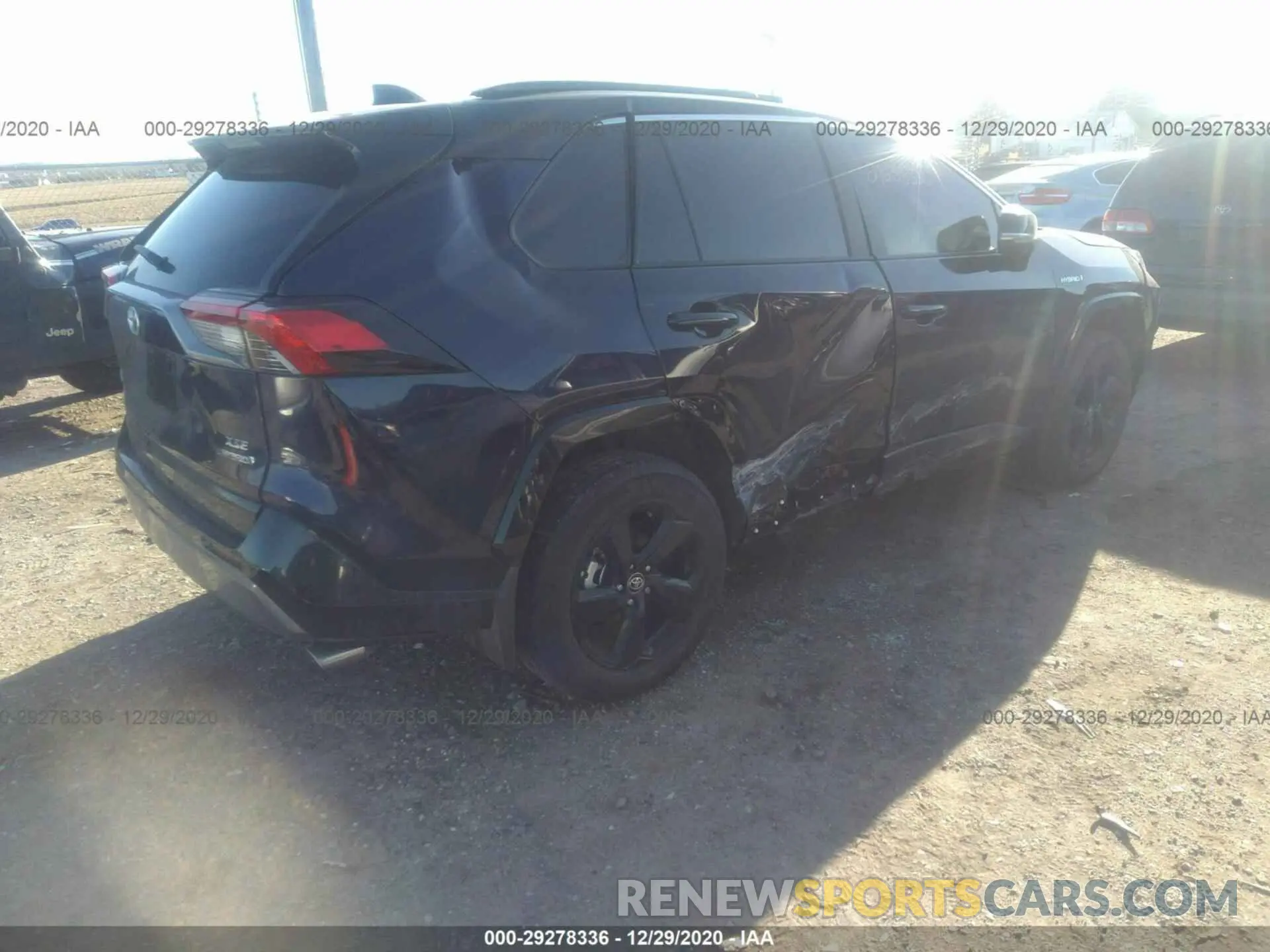 4 fotografías del automóvil dañado 4T3E6RFV2MU017394 TOYOTA RAV4 HYBRID 2021